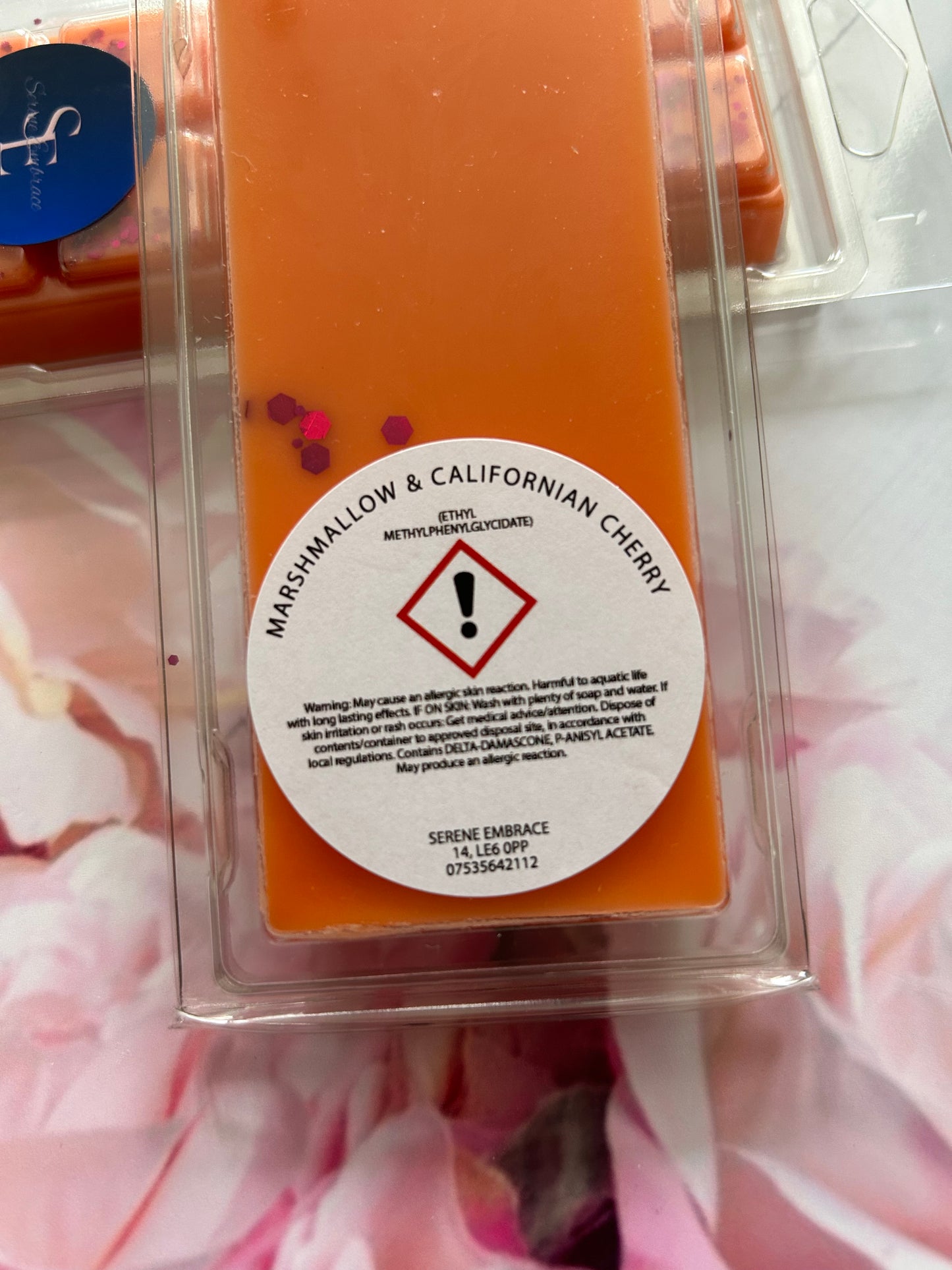 Marshmallow & Californian Cherry Wax Melt Snap Bar