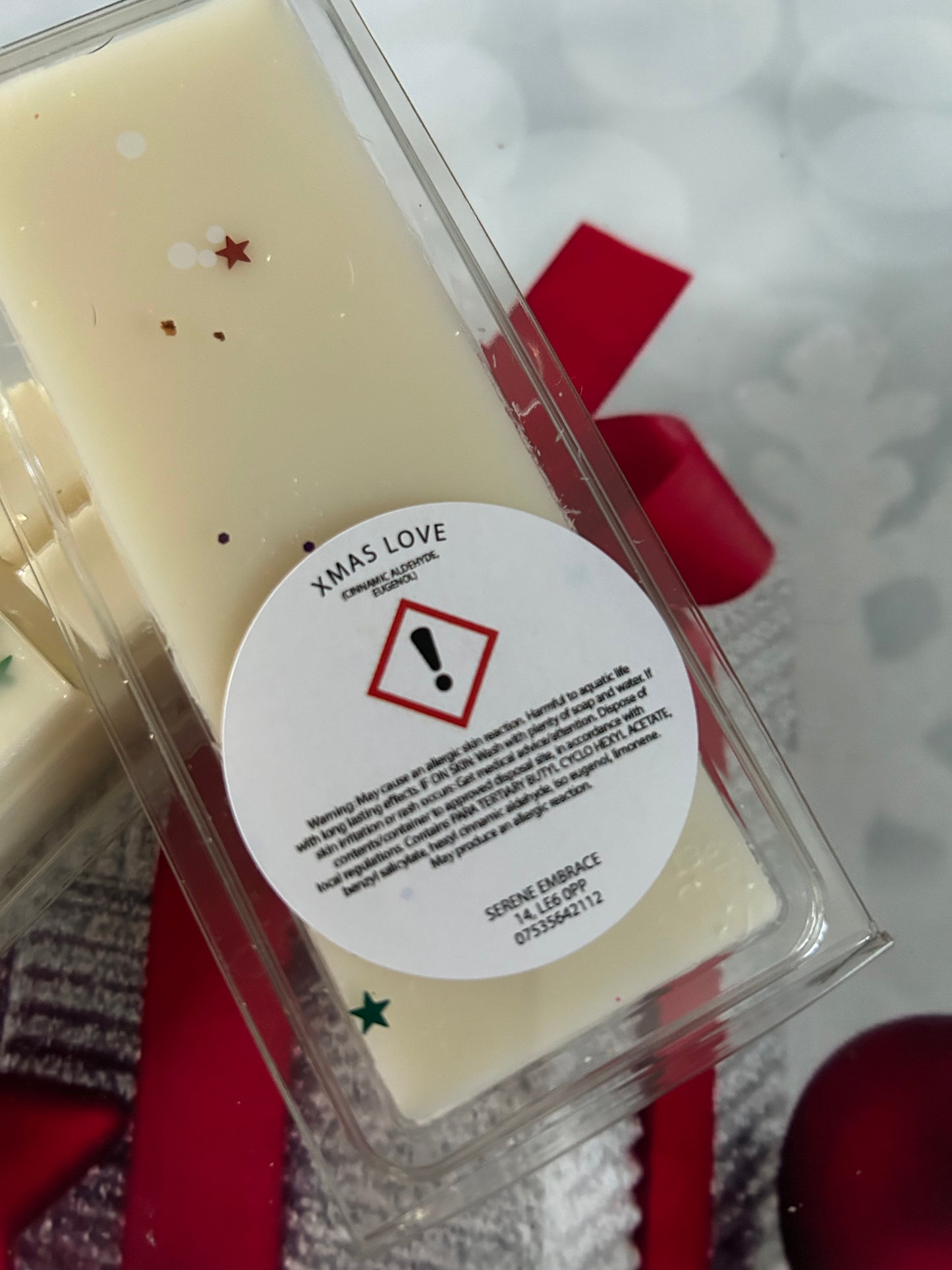 Xmas Love Wax Melt Snap Bar