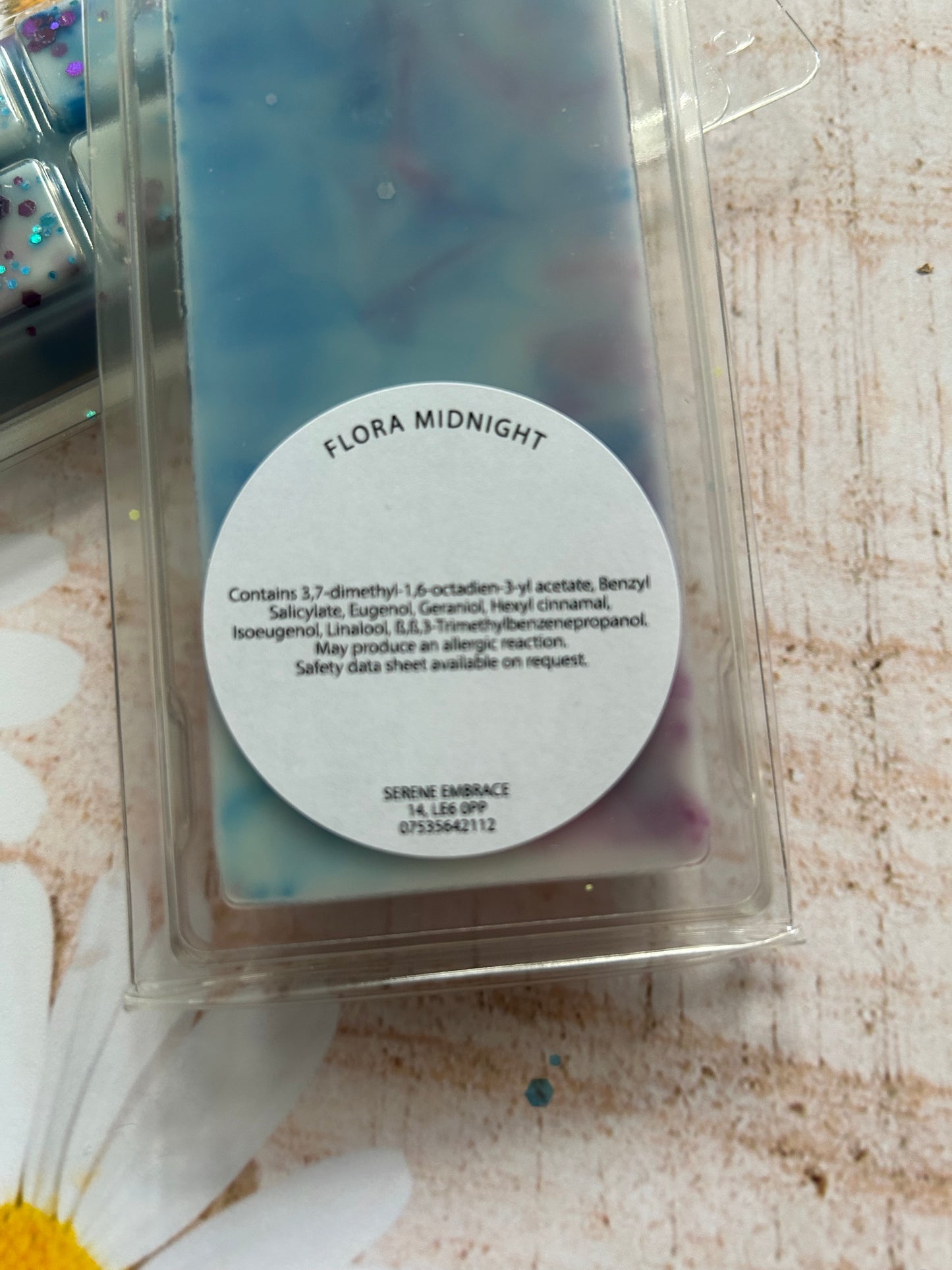 Flora Midnight Wax Melt Snap Bar