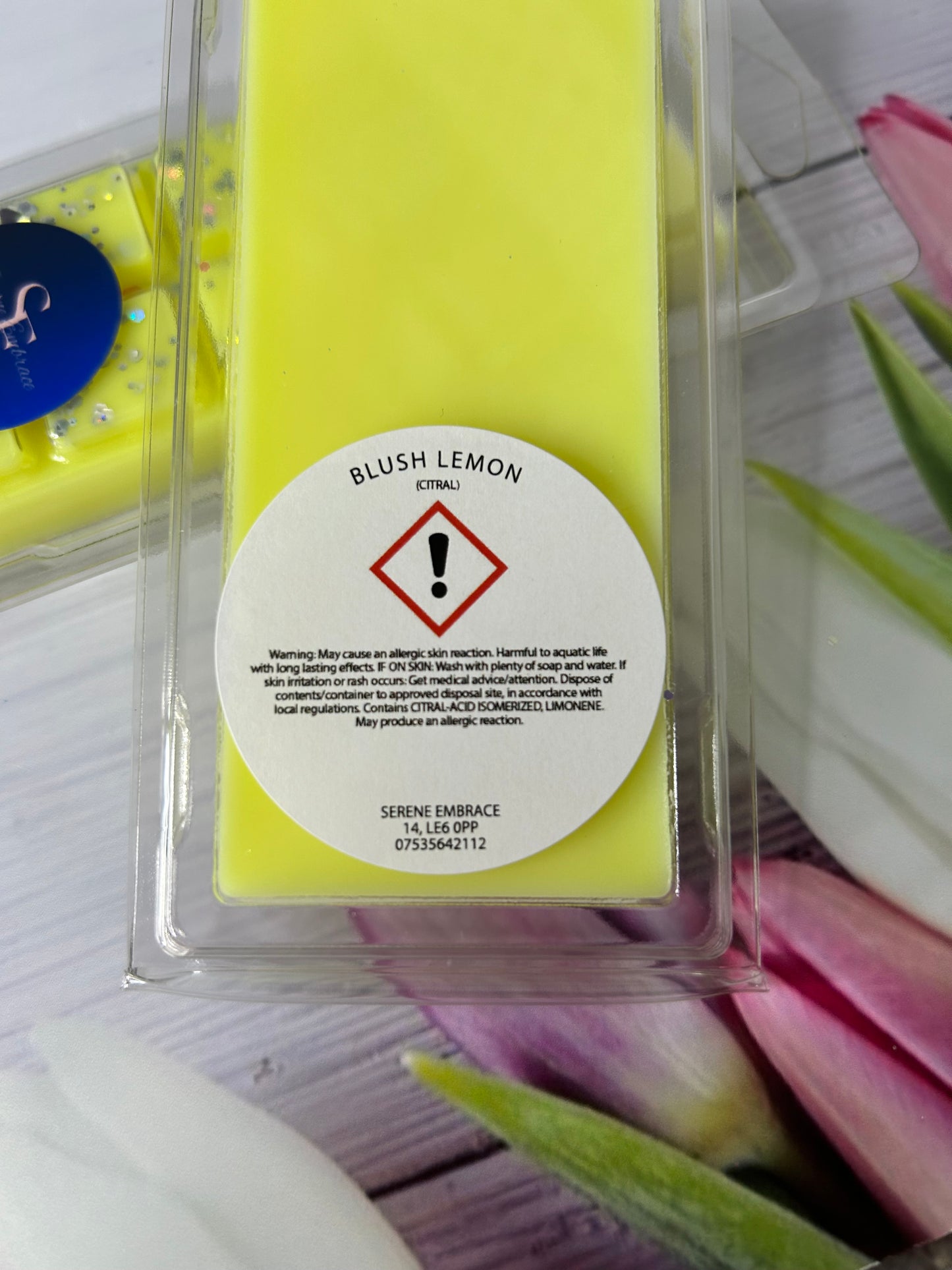Fab Blush Lemon Wax Melt Snap Bar