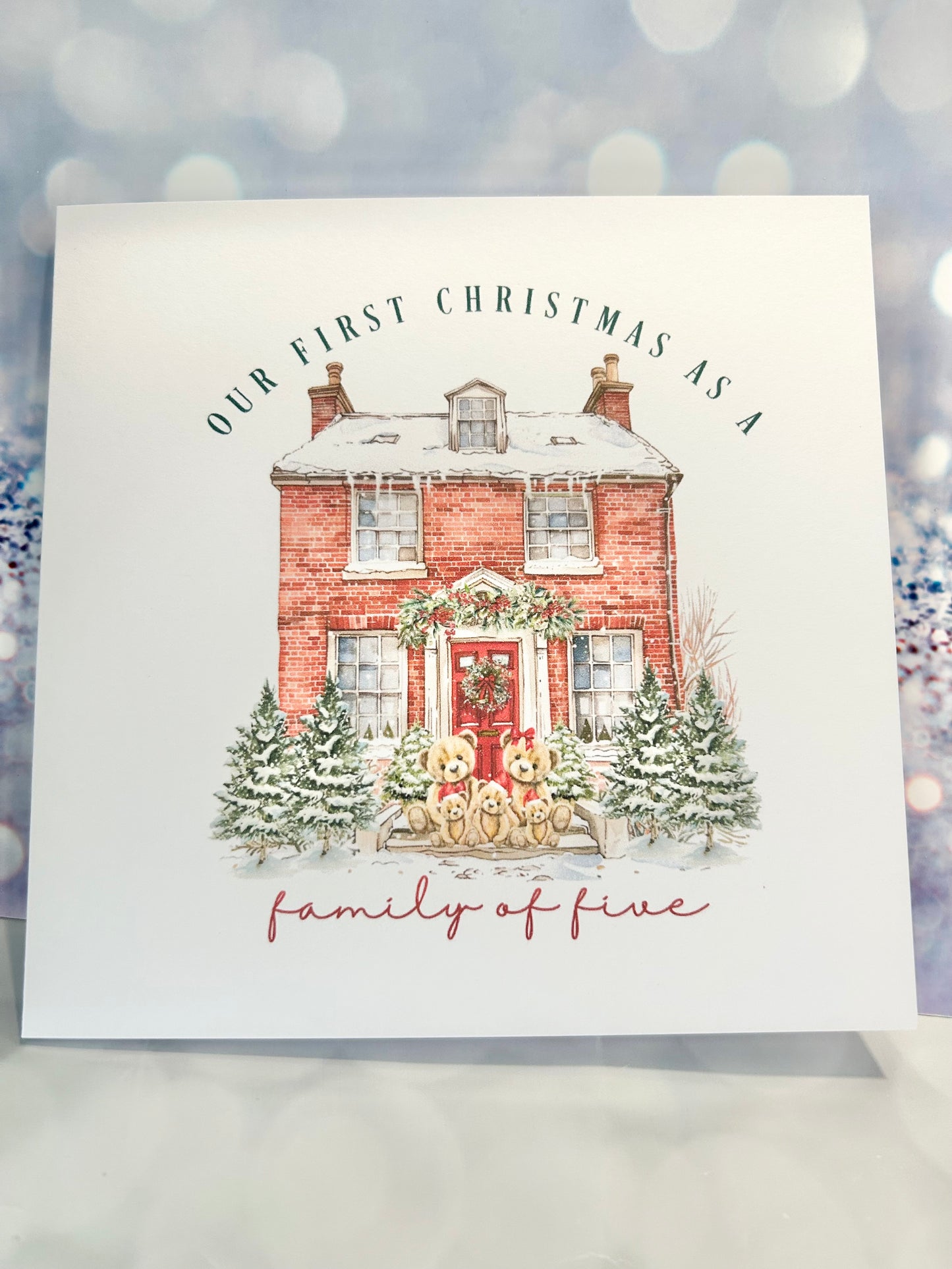 Xmas Card - Our First Christmas as a Family of......