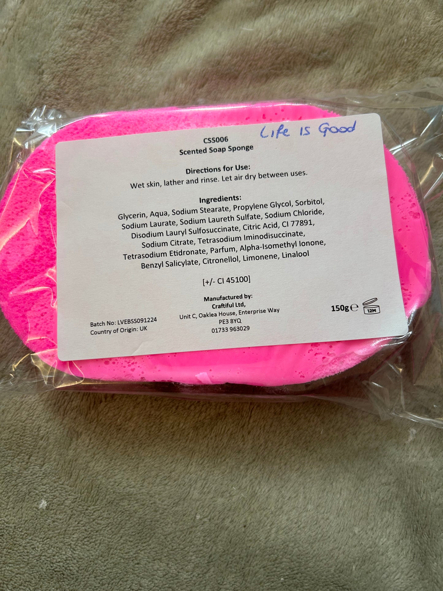 Scented Soap Sponge