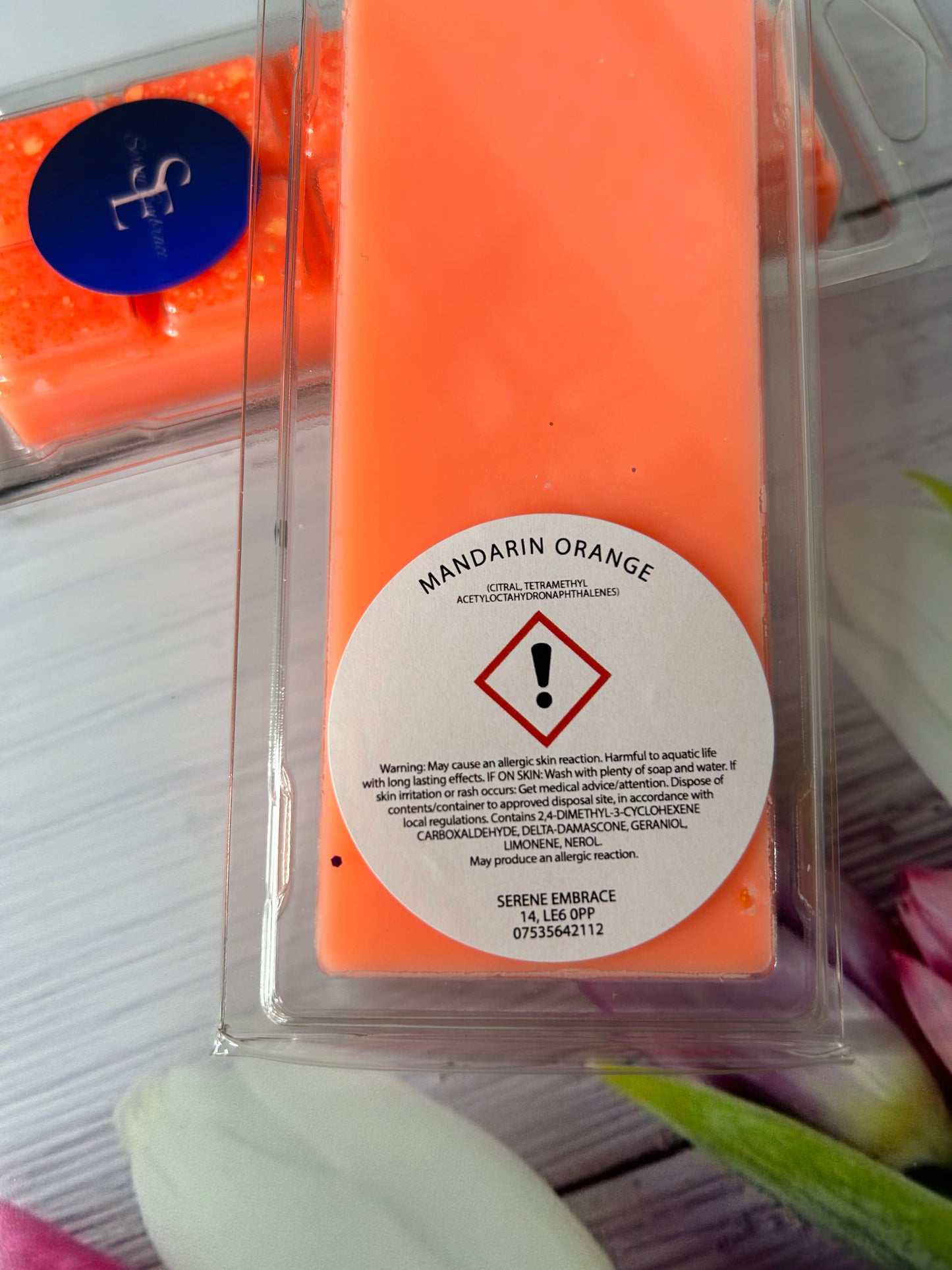 Mandarin Orange Wax Melt Snap Bar