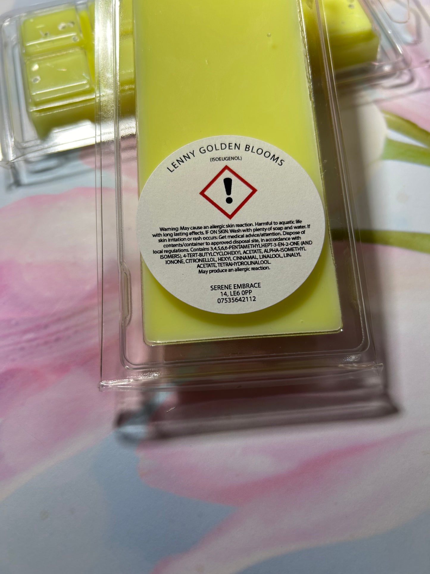 Lenny Golden Blooms Wax Melt Snap Bar