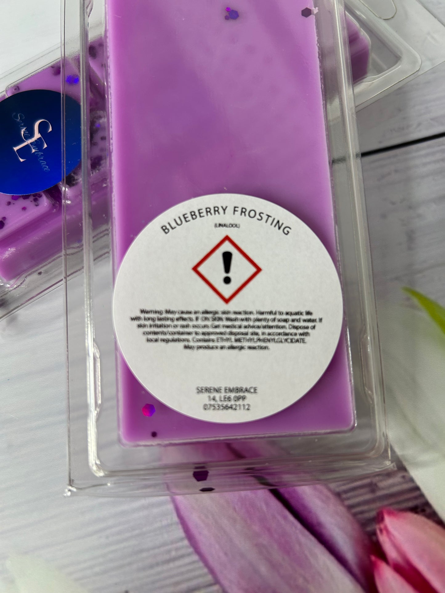 Fab Blueberry Frosting Wax Melt Snap Bar