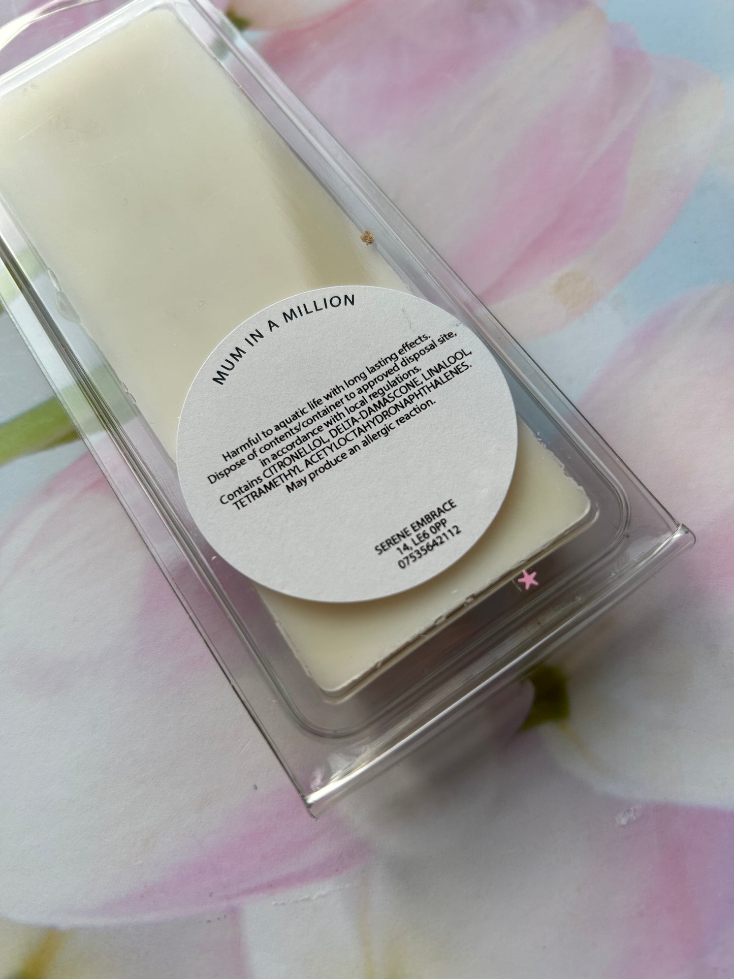 Mother's Day - Mum in a Million Wax Melt Snap Bar