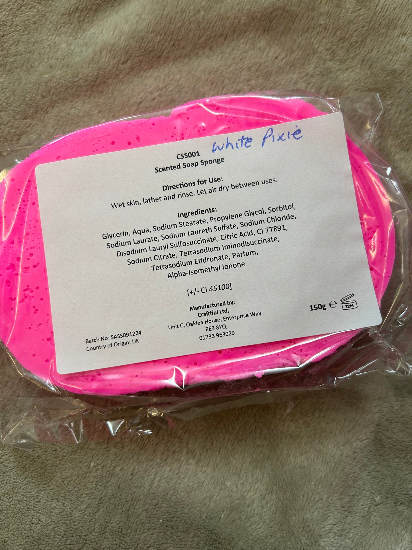 Scented Soap Sponge