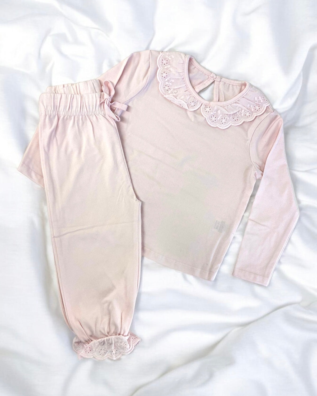 Frilled Pyjamas - Pink - Optional Birthday Designs