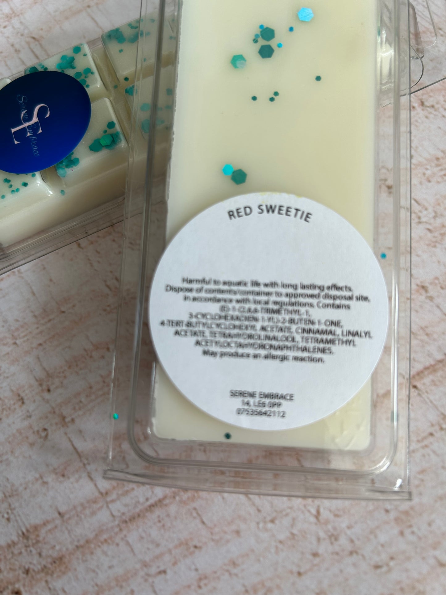 Red Sweetie Wax Melt Snap Bar
