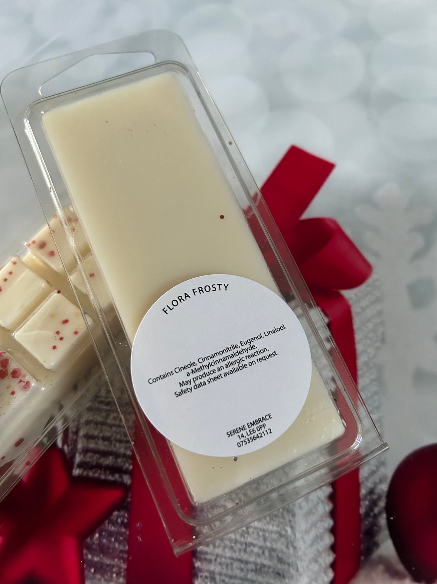 Xmas Flora Frosty Wax Melt Snap Bar