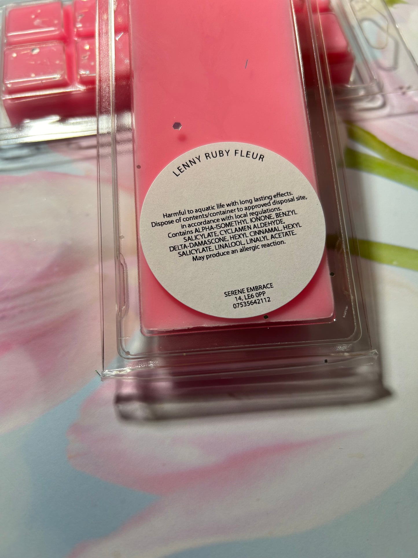 Lenny Ruby Fleur Wax Melt Snap Bar