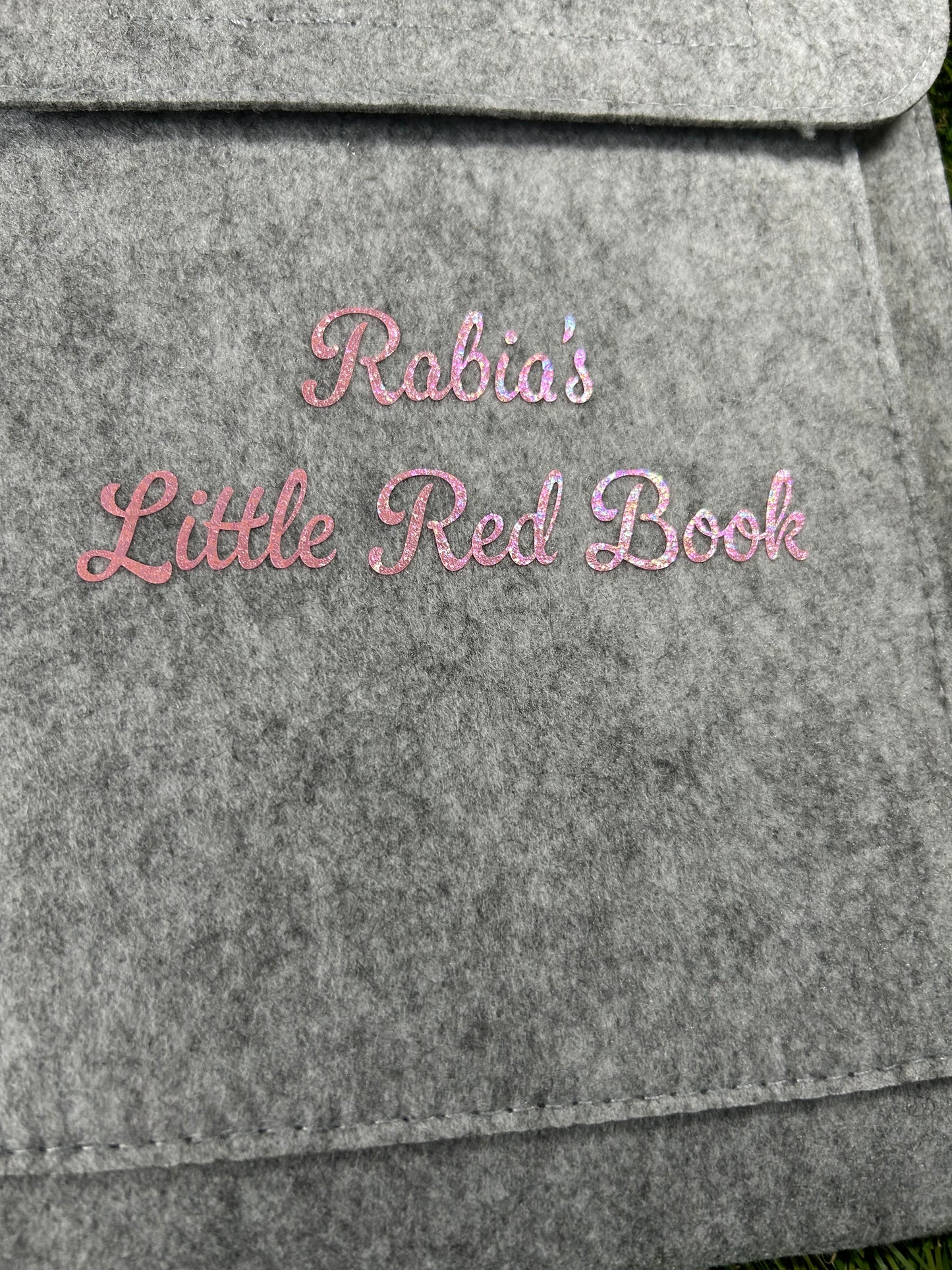 Personalised Little Red Book Holder (Children’s Health Record Book)