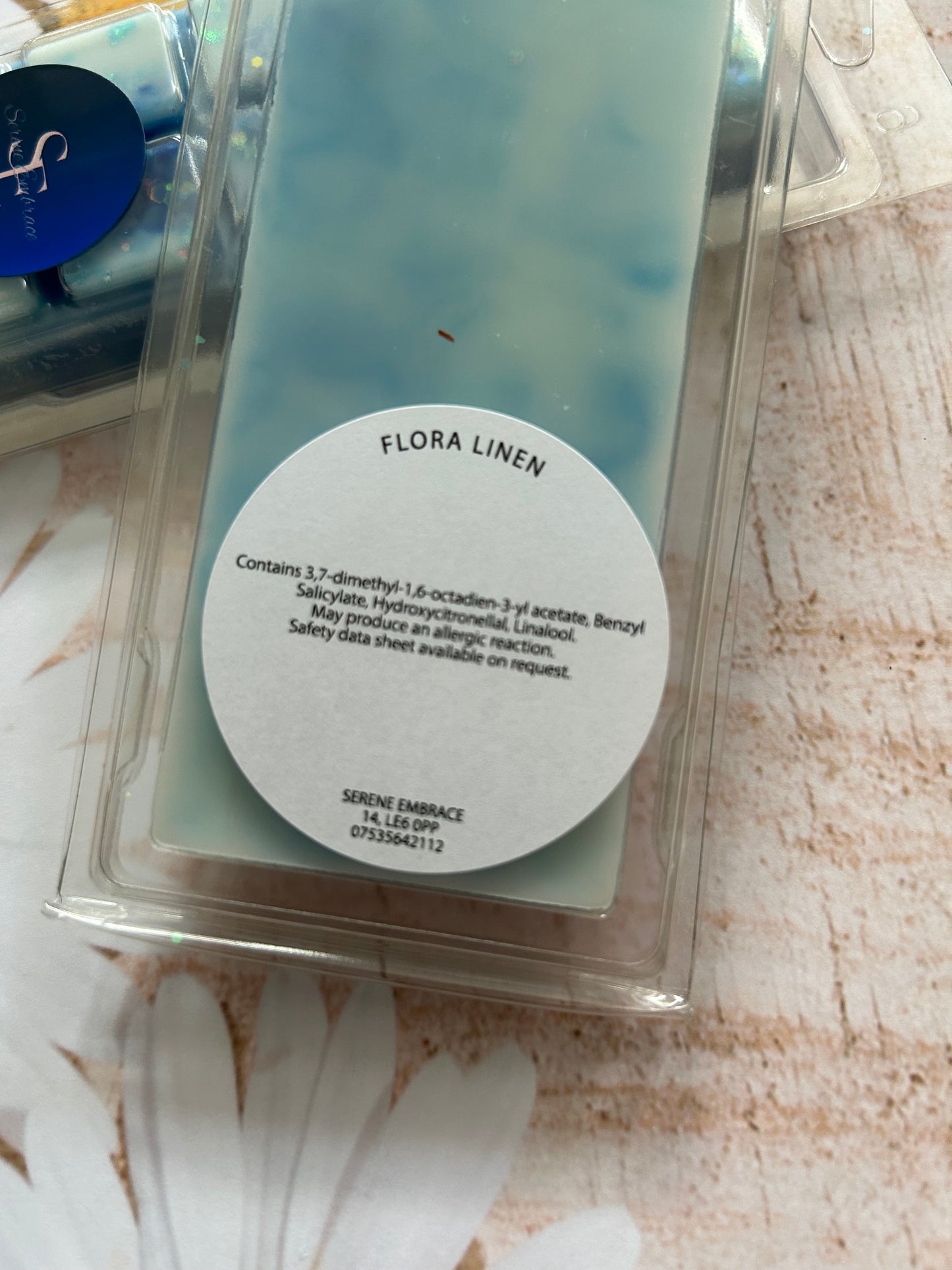 Flora Linen Wax Melt Snap Bar