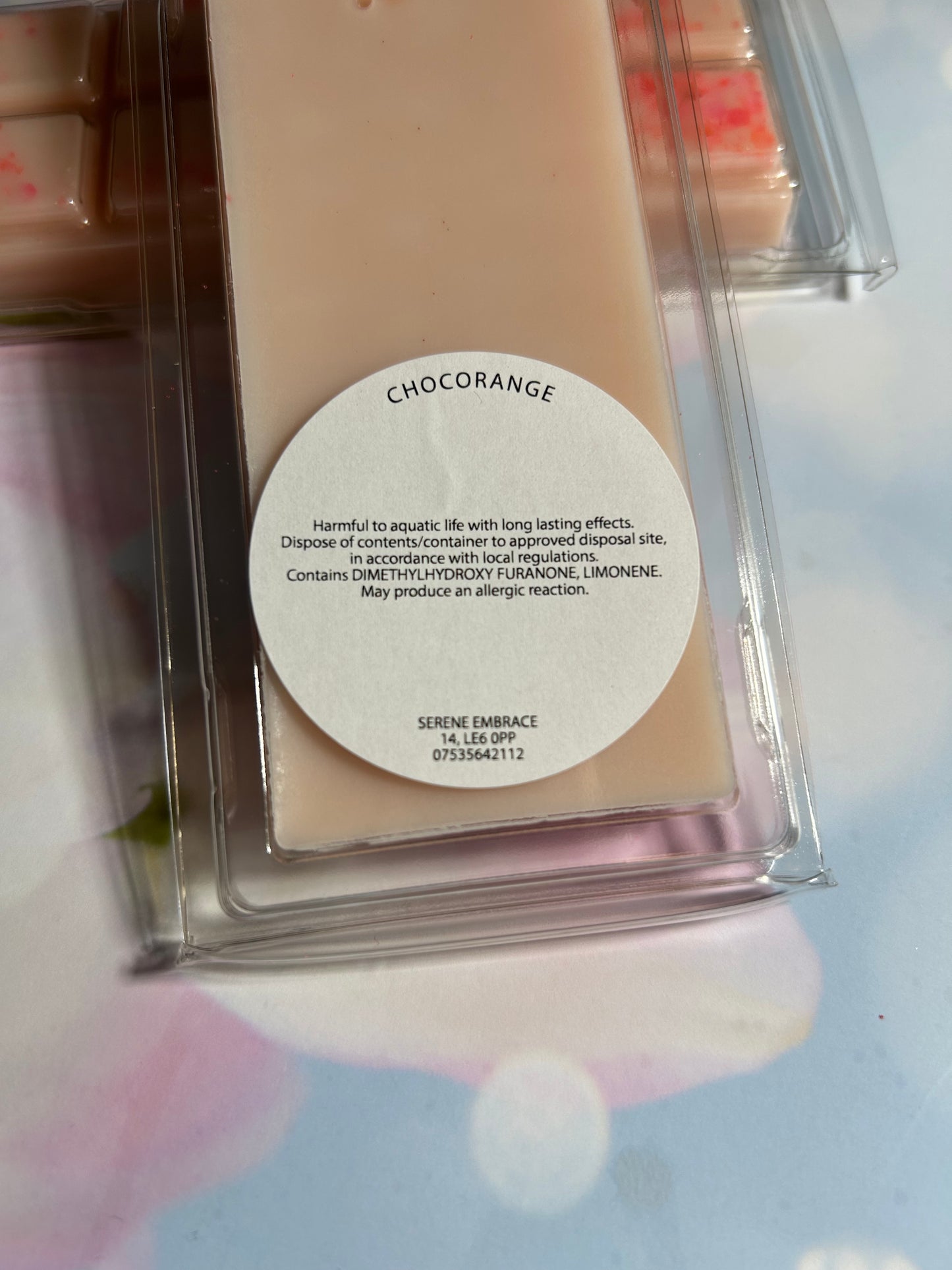 Chocorange Wax Melt Snap Bar