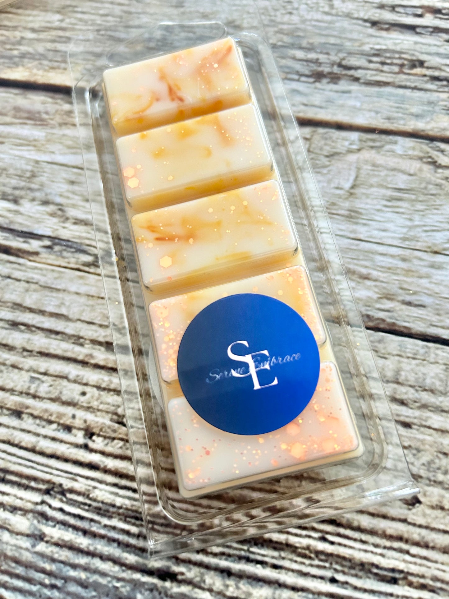 Marshmallow & White Peach Wax Melt Snap Bar