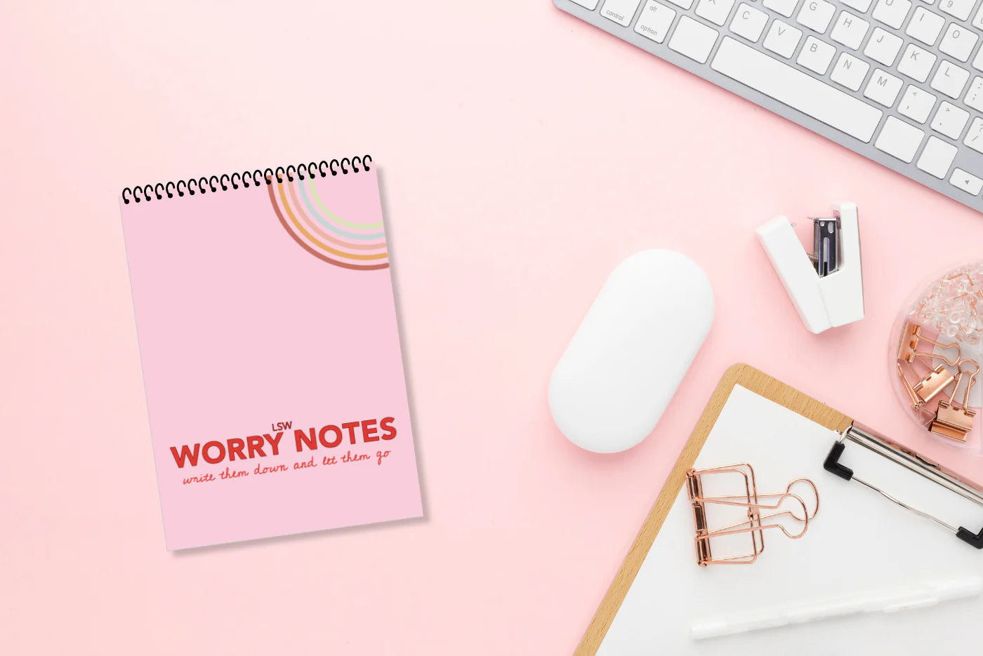 LSW Worry Notes: Notebook for Kids’ Worries, Thoughts & Feelings
