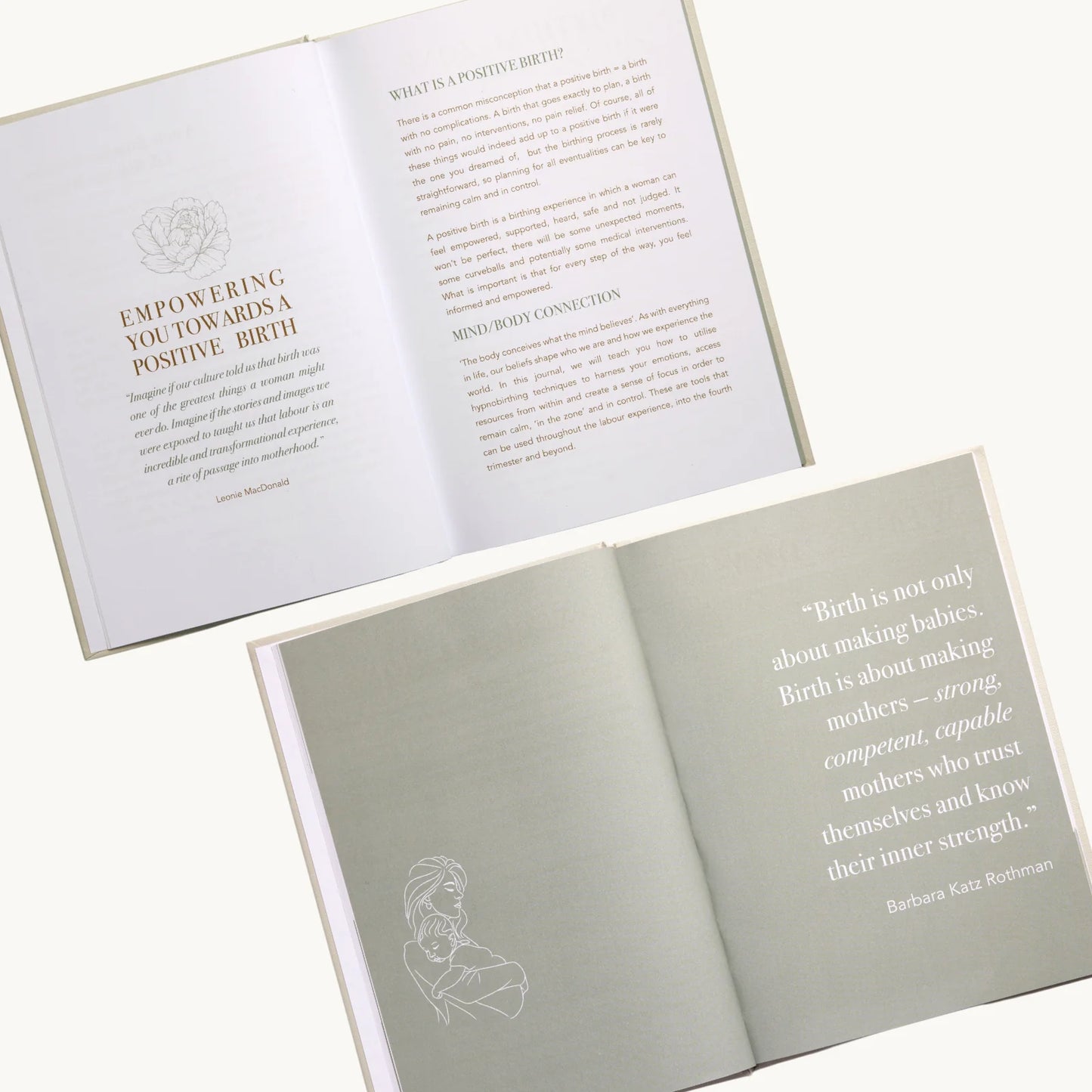 LSW Journal - Mama Notes Pregnancy Journal: Positive Birth