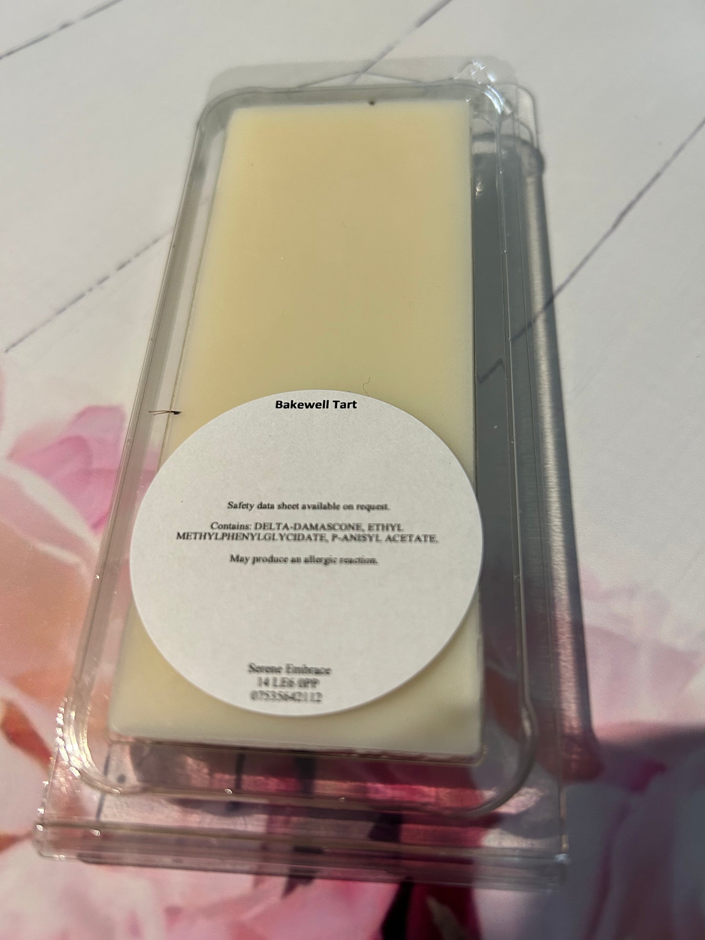 Bakewell Tart Wax Melt Snap Bar