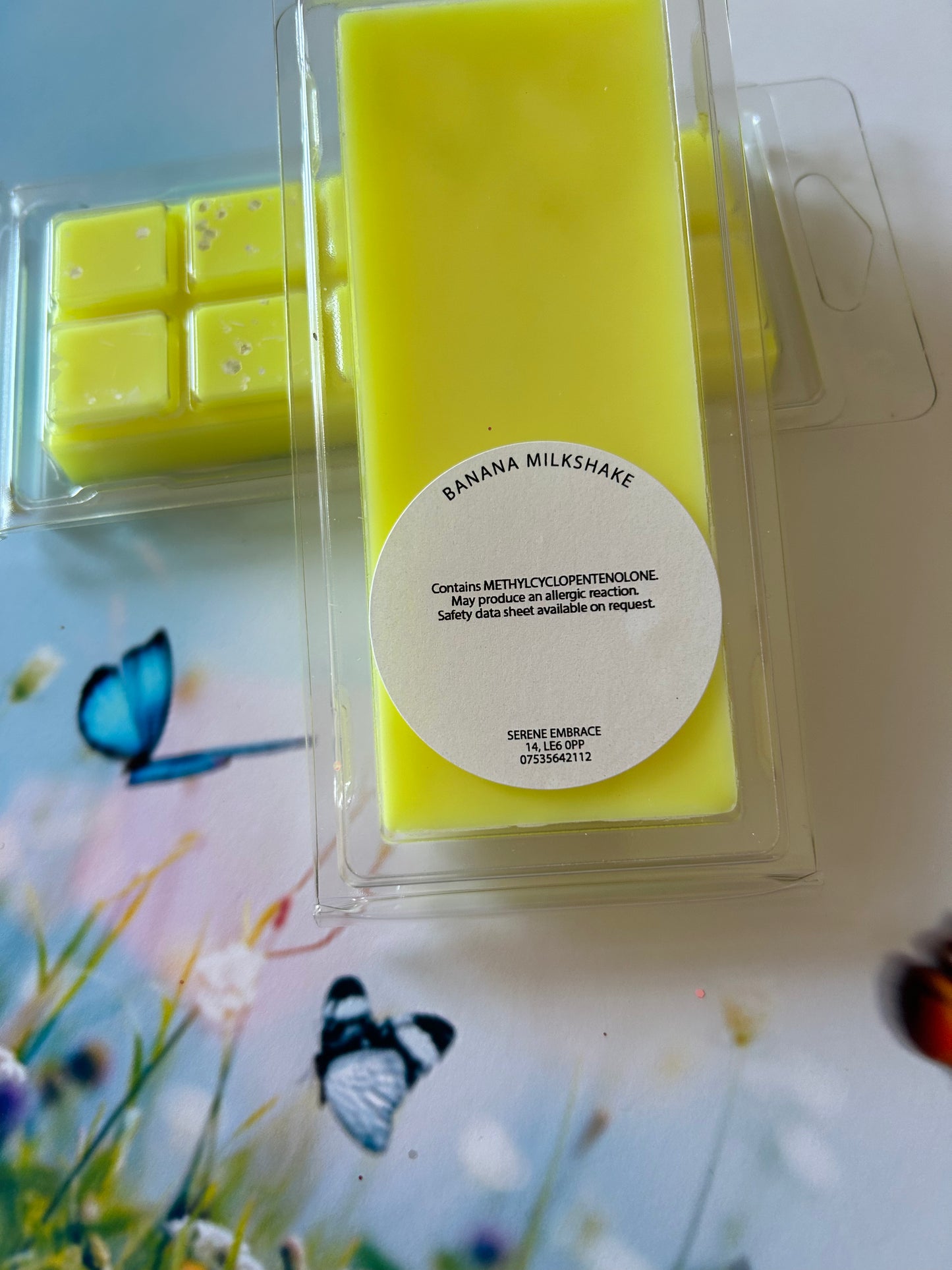 Banana Milkshake Wax Melt Snap Bar