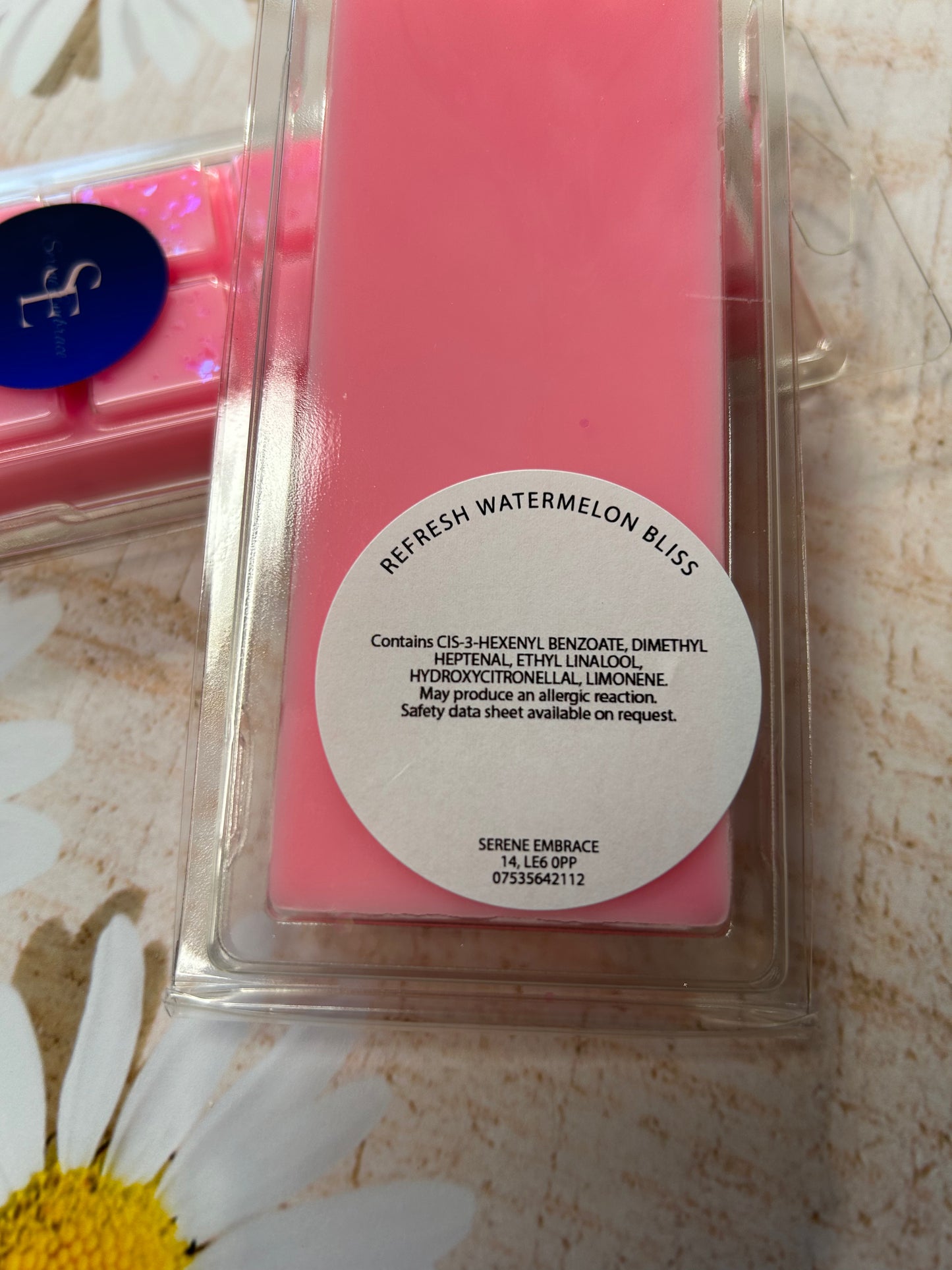 Refresh Watermelon Bliss Wax Melt Snap Bar