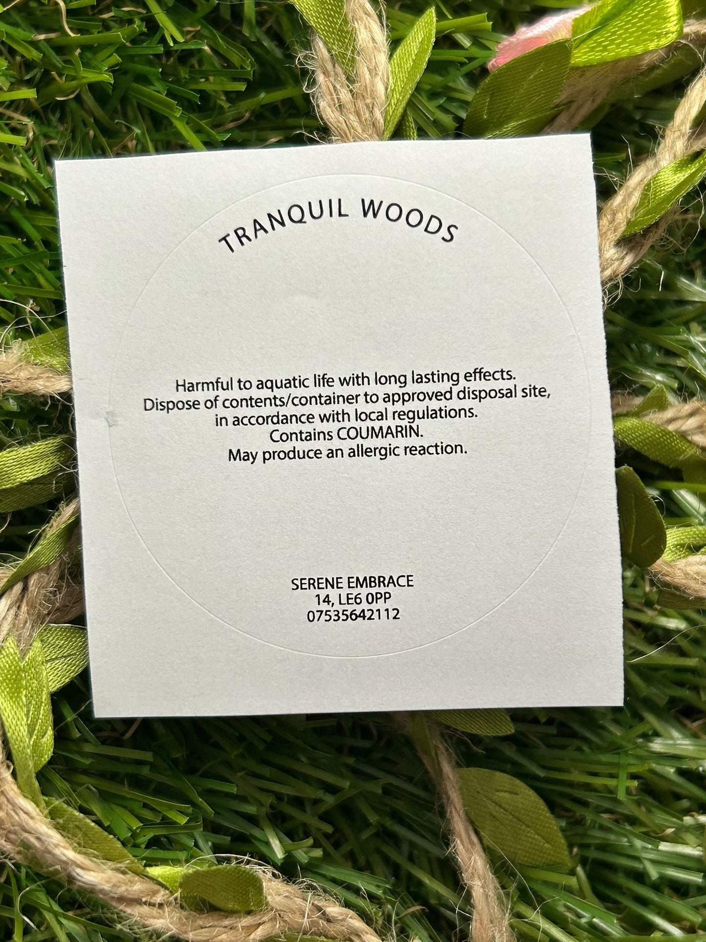 Tranquil Woods Scented Wax Melt Snap Bar
