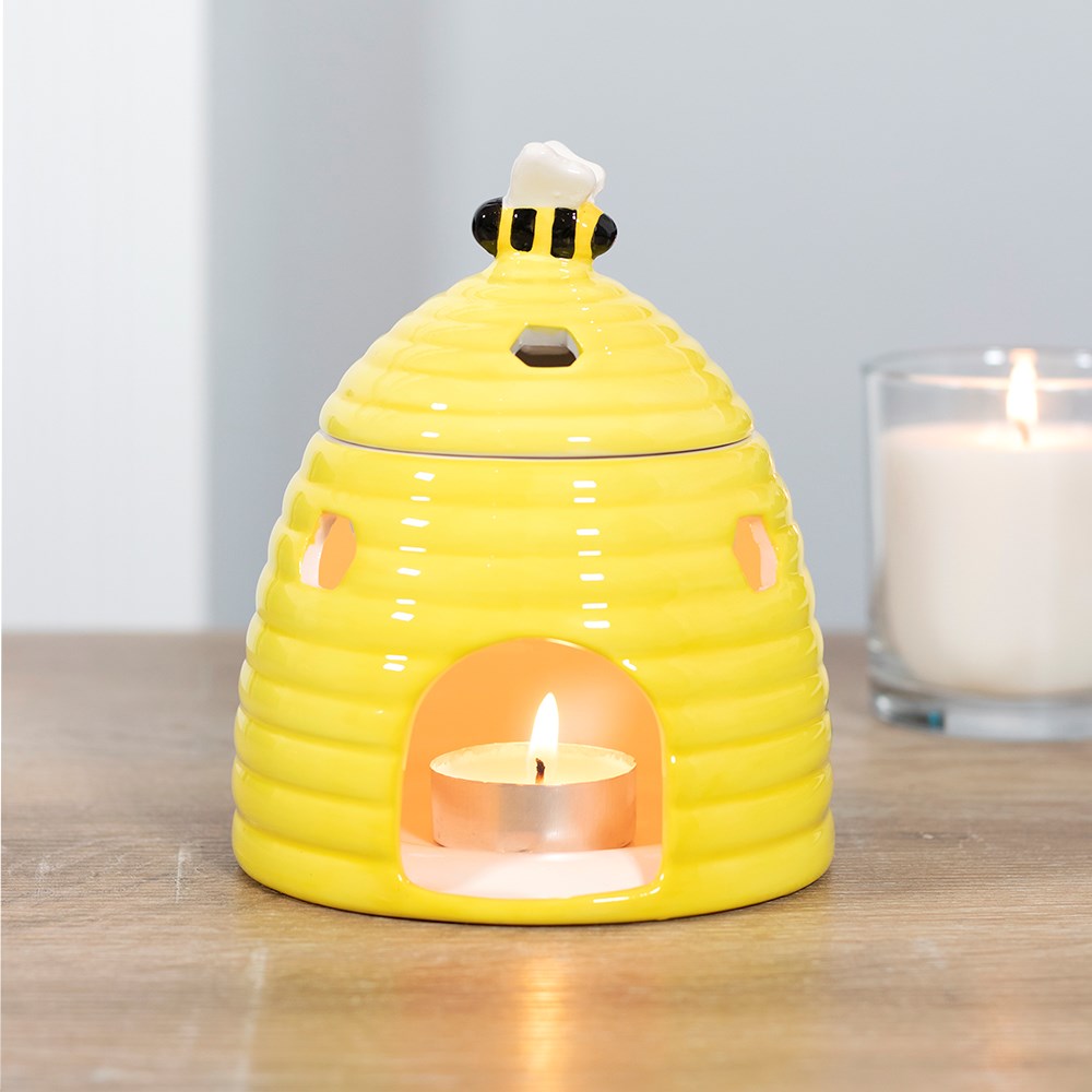Beehive Oil/Wax Burner - Yellow