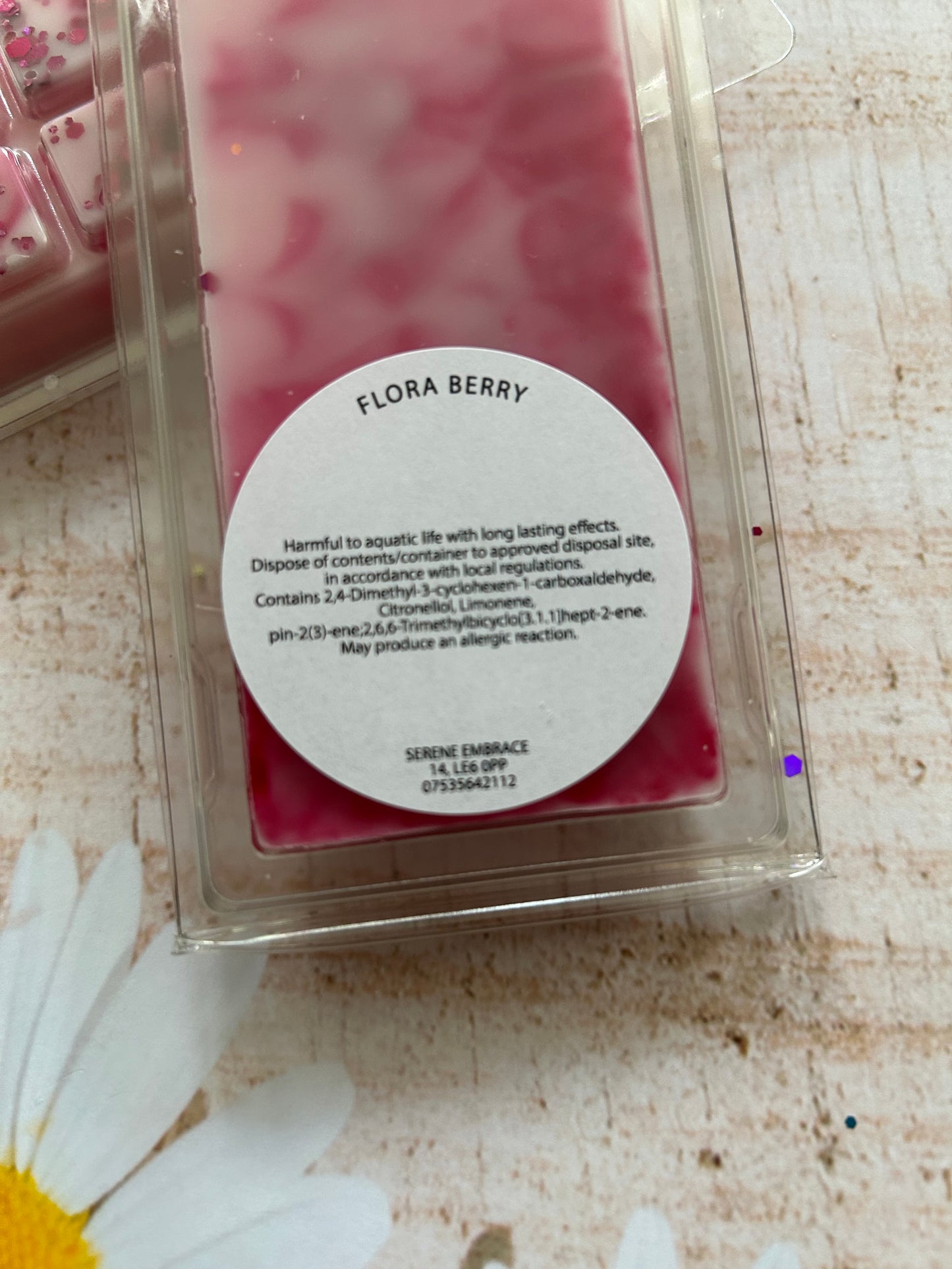 Flora Berry Wax Melt Snap Bar