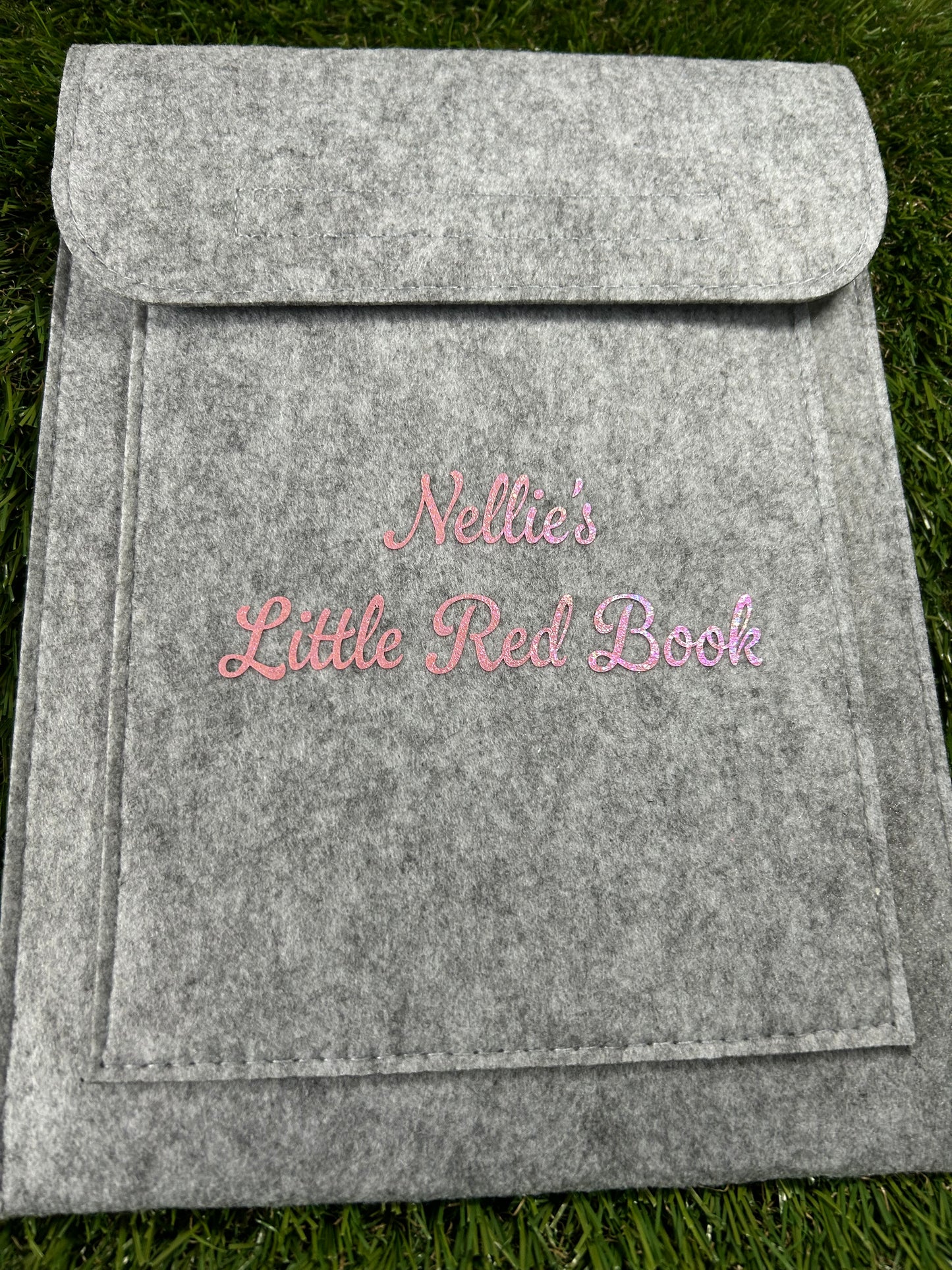 Personalised Little Red Book Holder (Children’s Health Record Book)