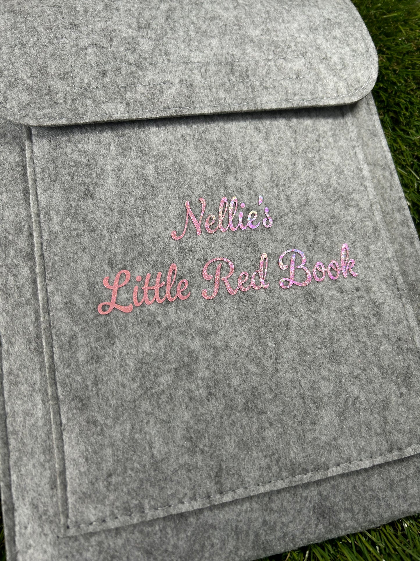 Personalised Little Red Book Holder (Children’s Health Record Book)