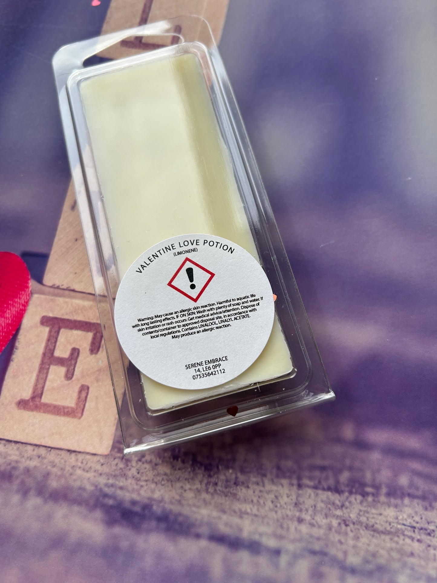 Valentine - Love Potion Wax Melt Snap Bar