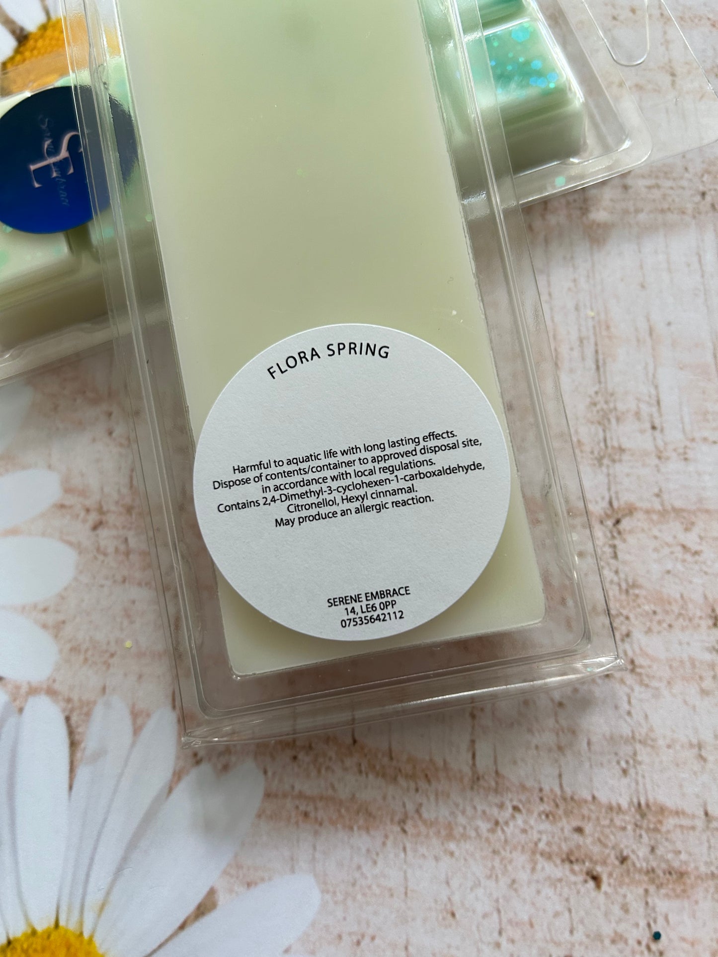 Flora Spring Wax Melt Snap Bar