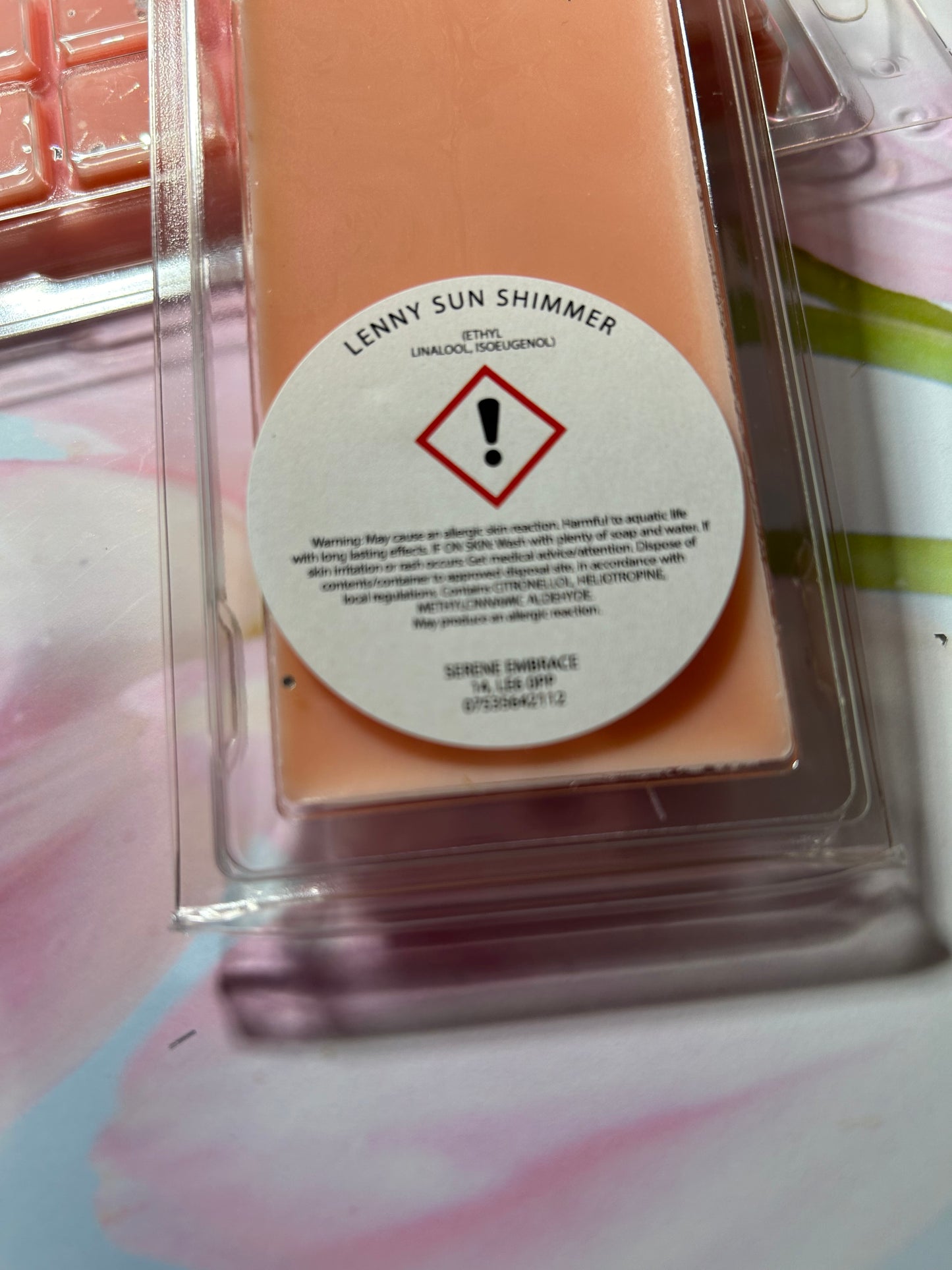 Lenny Sun Shimmer Wax Melt Snap Bar