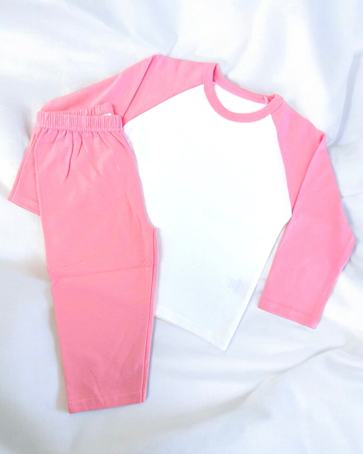 Pink & White Pyjamas - Optional Birthday Designs