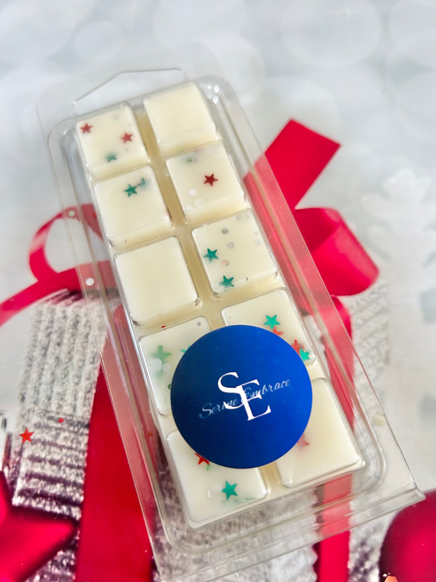Xmas Glistening Garland Wax Melt Snap Bar
