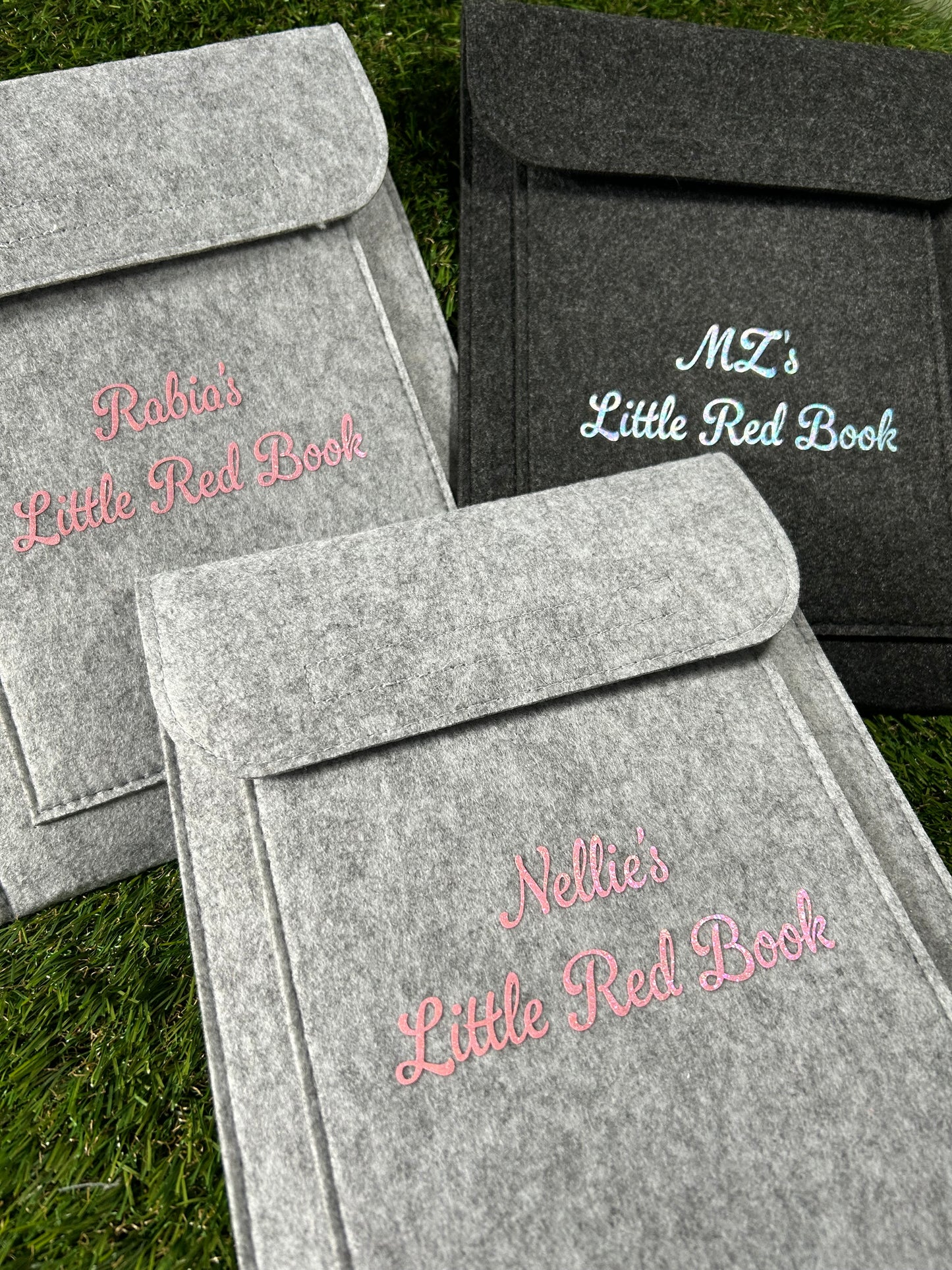 Personalised Little Red Book Holder (Children’s Health Record Book)