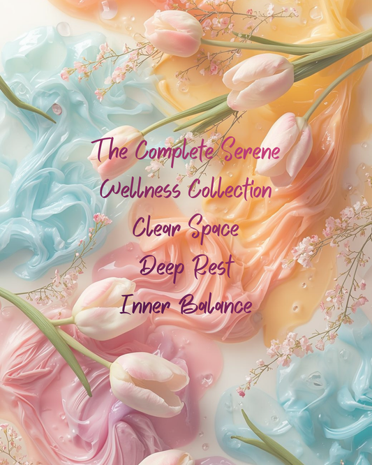The Complete Serene Wellness Collection - 3 x Crystal Infused Wax Melt Snap Bars