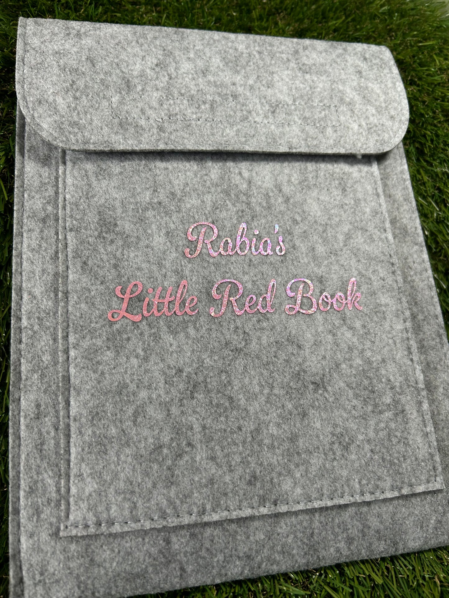 Personalised Little Red Book Holder (Children’s Health Record Book)