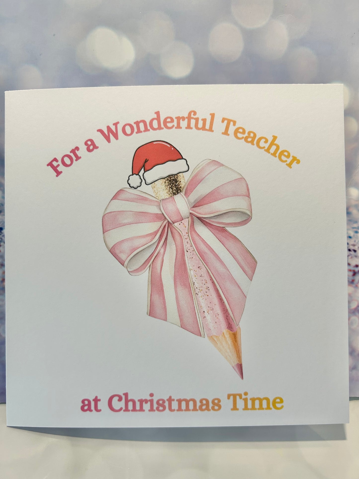 Xmas Card - Teacher