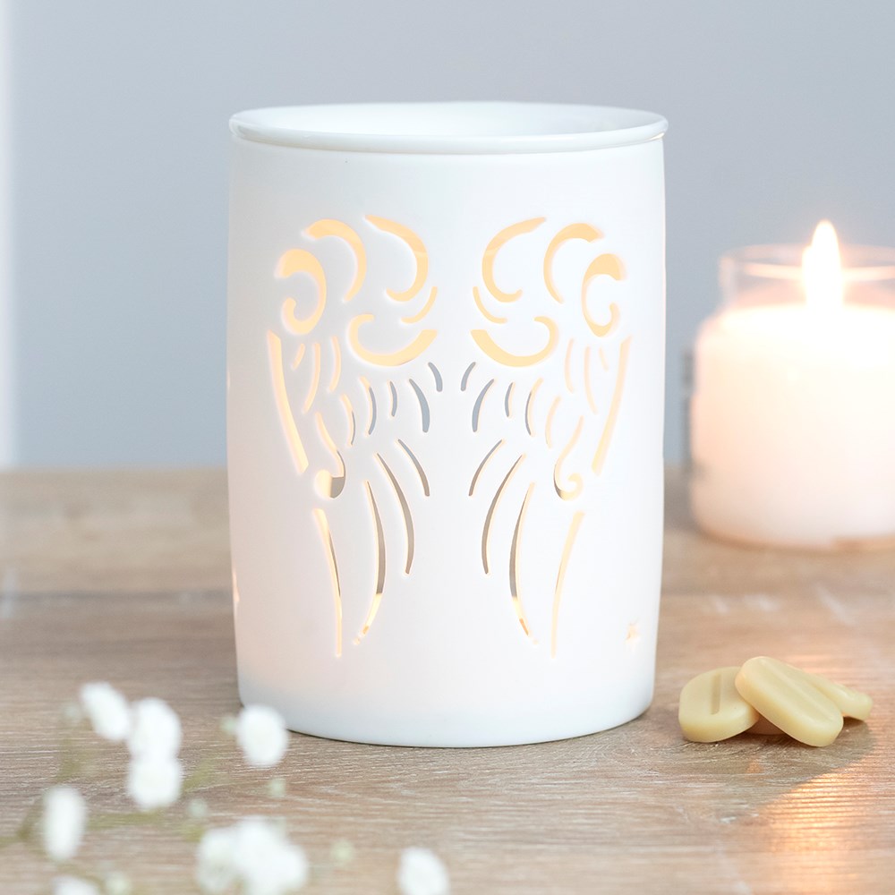 Cut Out Angel Wings Wax/Oil Burner