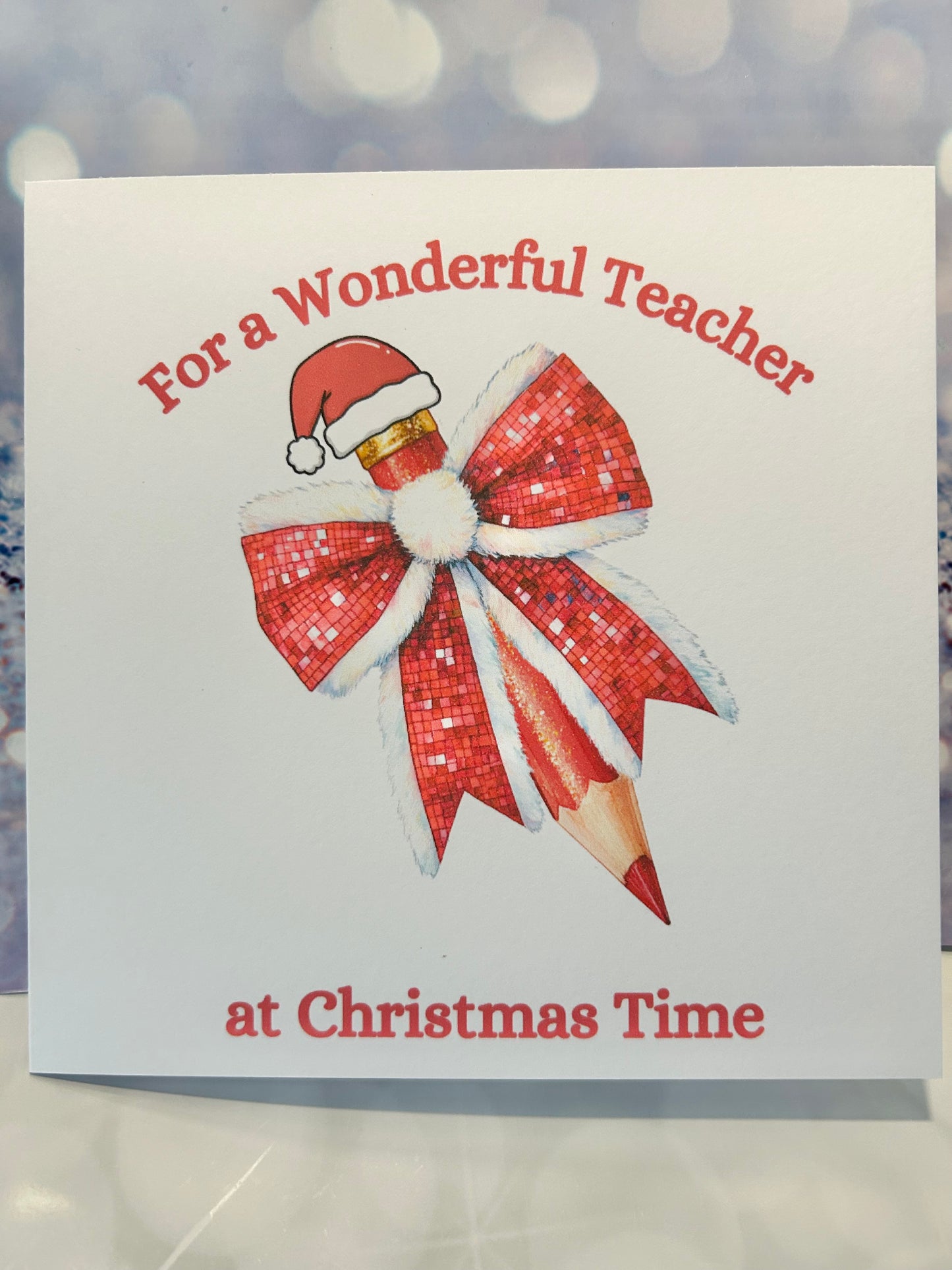 Xmas Card - Teacher