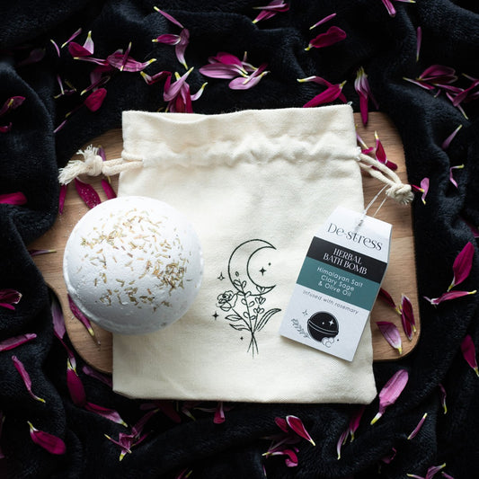 Herbal De-Stress Clary Sage Bath Bomb