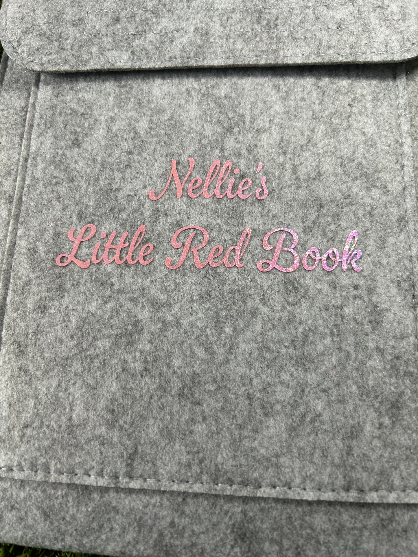 Personalised Little Red Book Holder (Children’s Health Record Book)