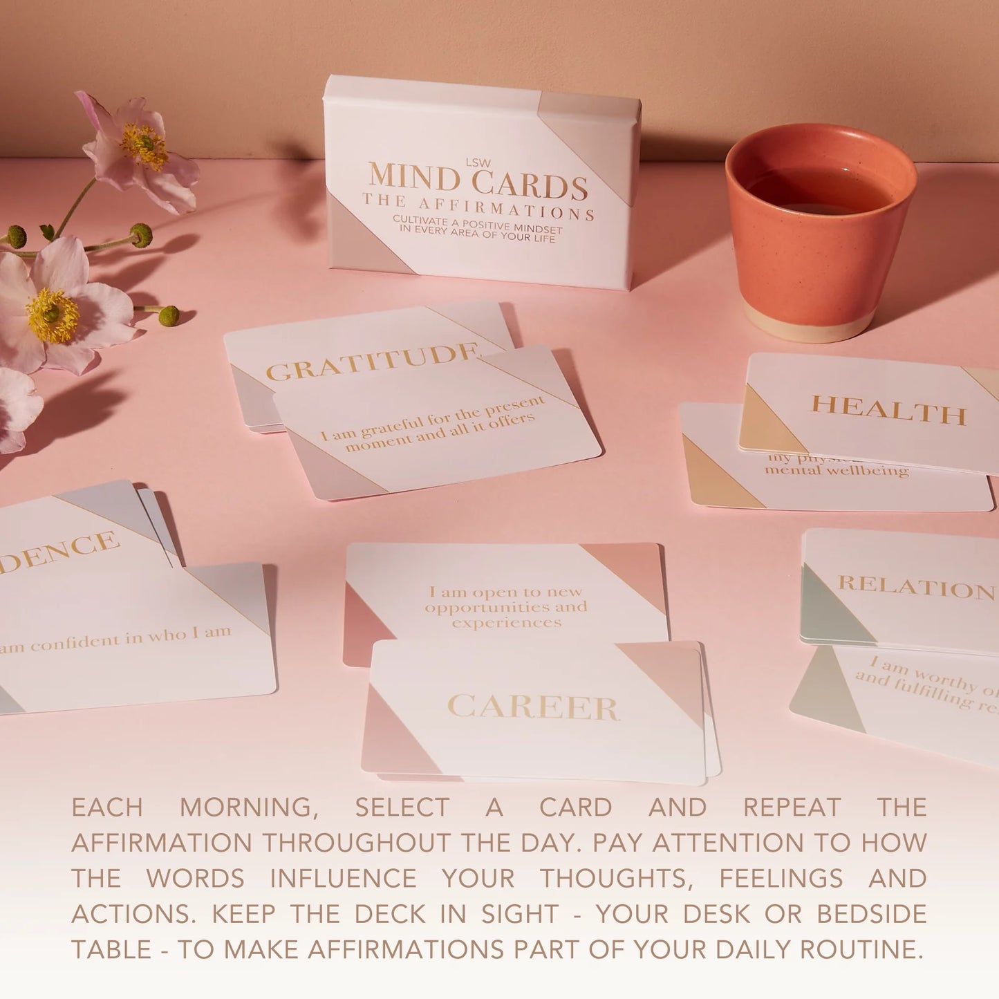 LSW Mind Cards: The Affirmations - Pack of 50 Affirmation Cards