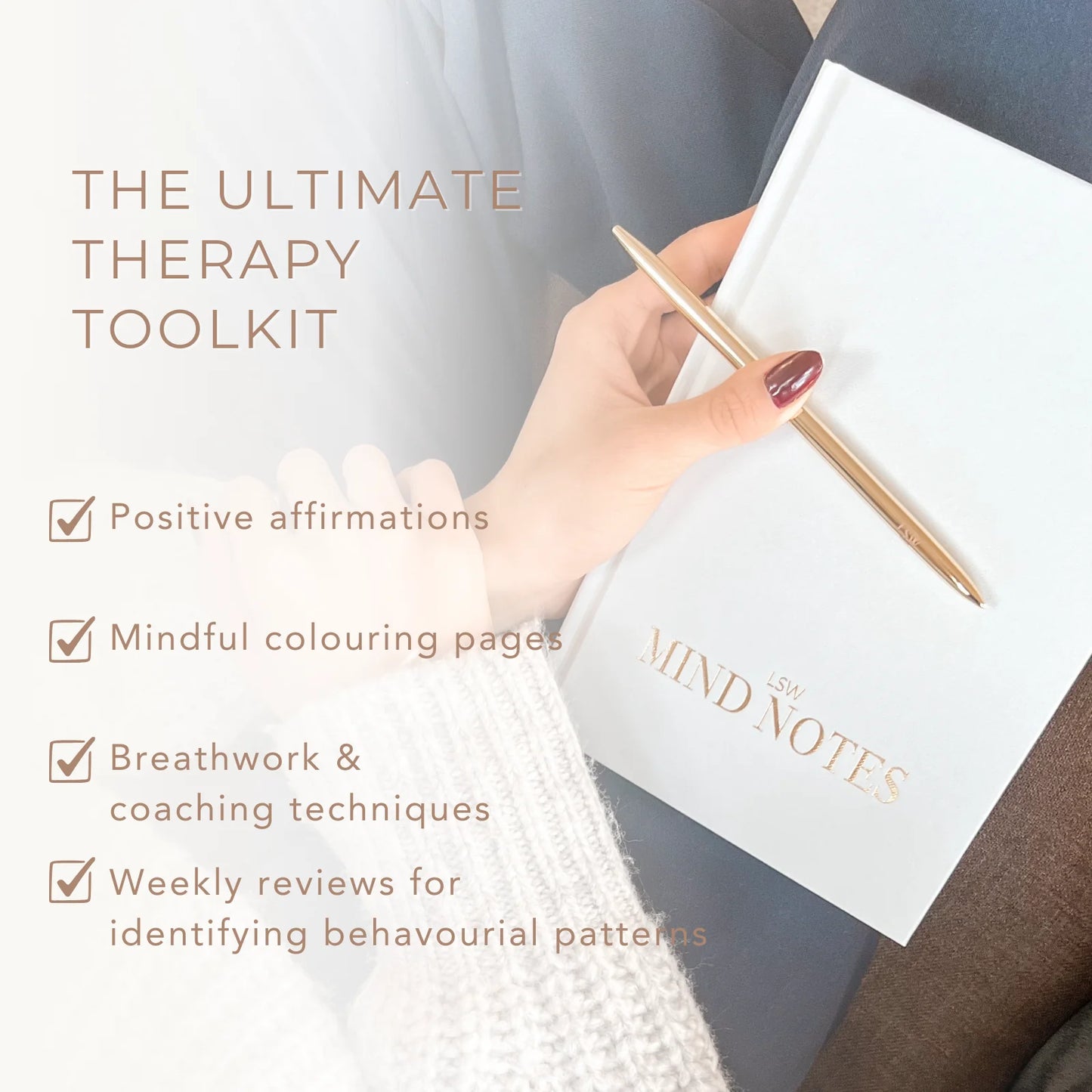 LSW Journal - Mind Notes Journal: Wellbeing, Mindfulness & Gratitude Journal