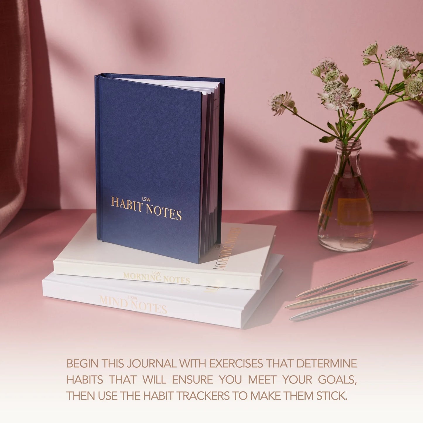 LSW Journal - Habit Notes: Daily Habit Tracking Journal