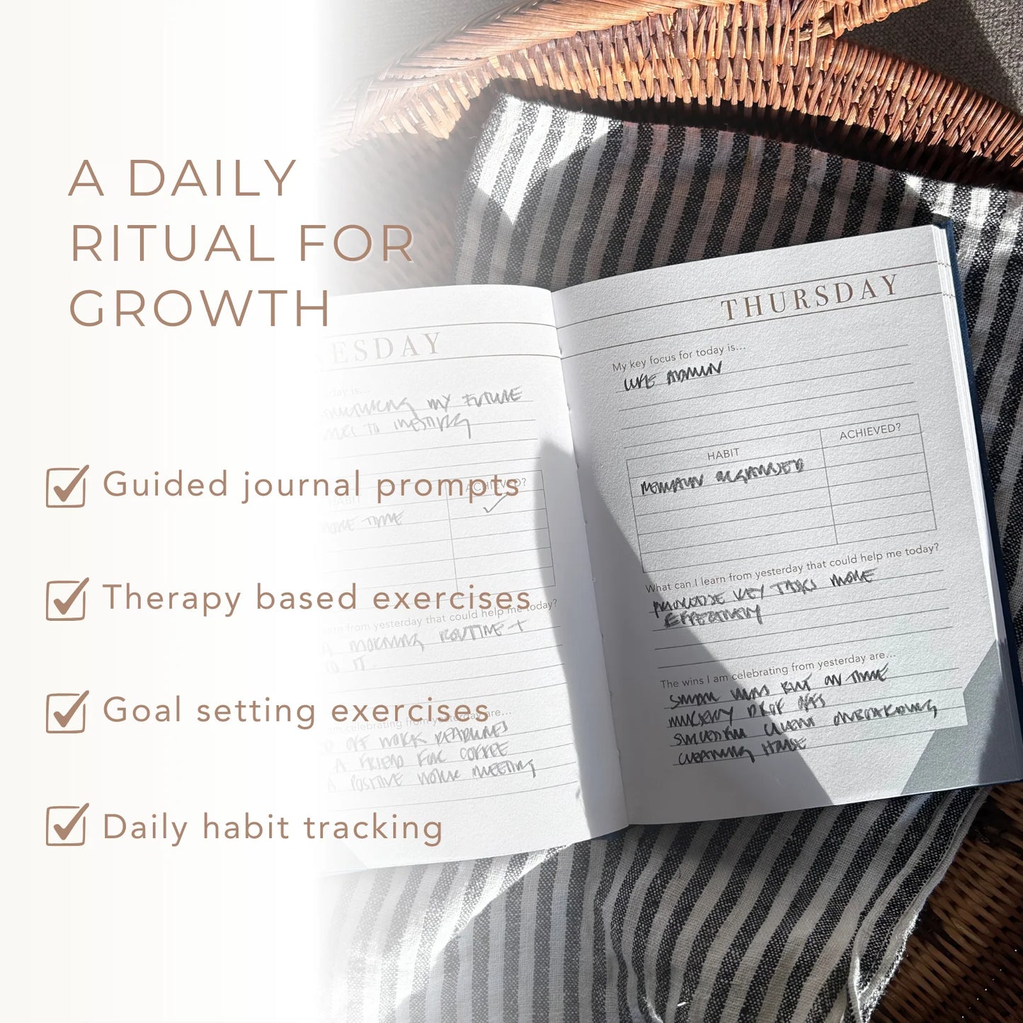 LSW Journal - Habit Notes: Daily Habit Tracking Journal