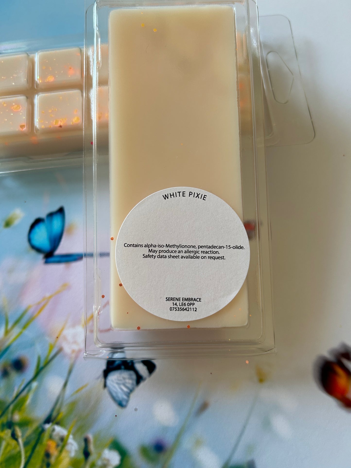White Pixie Wax Melt Snap Bar