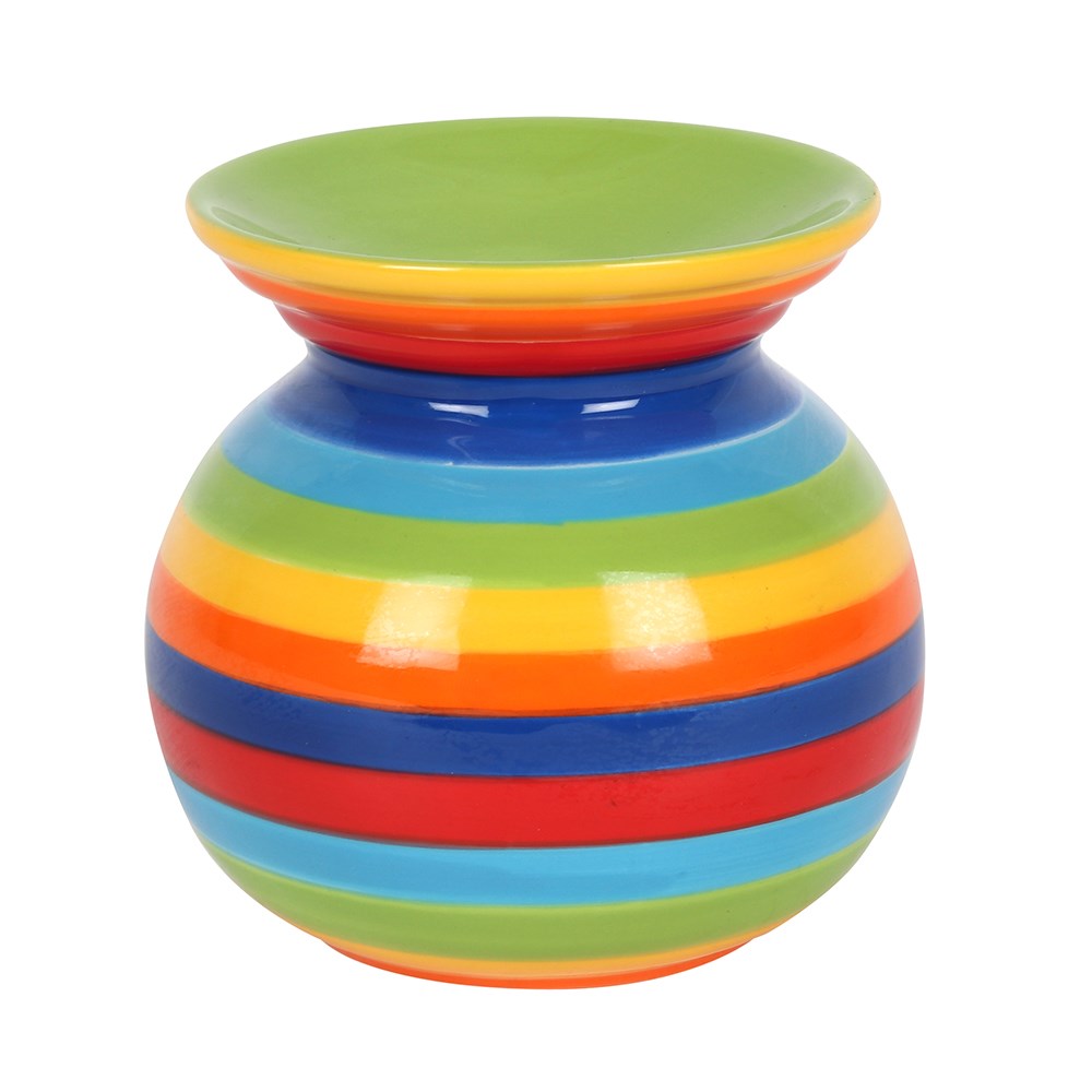 Rainbow Stripe Wax/Oil Burner