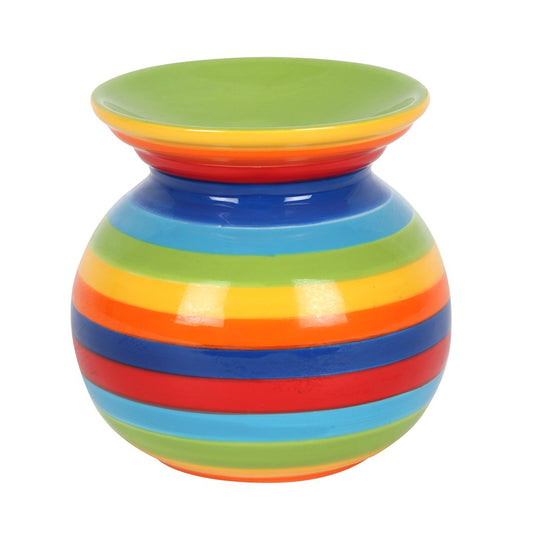 Rainbow Stripe Wax/Oil Burner